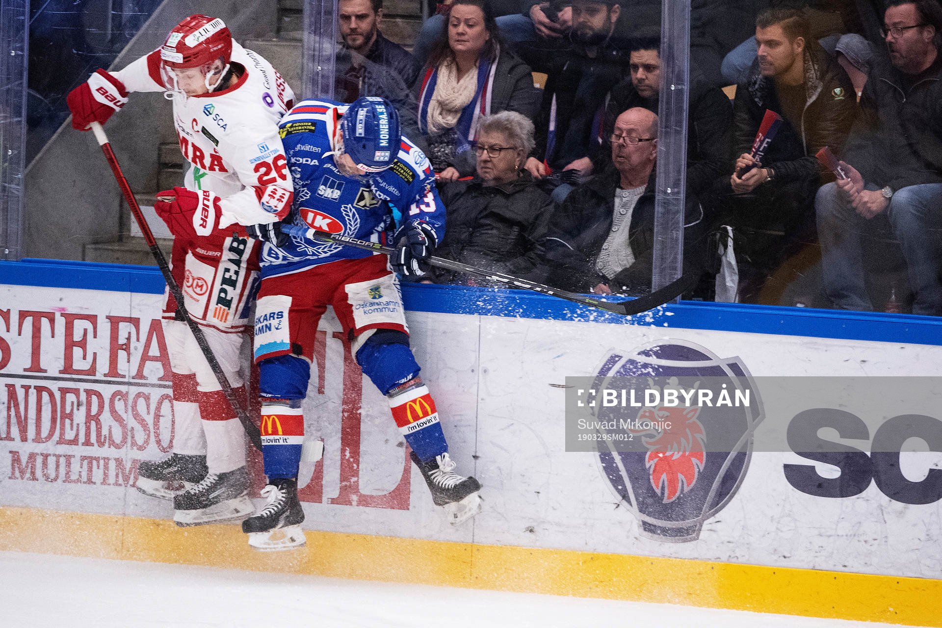 Timrås Hampus Larsson och Oskarshamns Matias Sointu