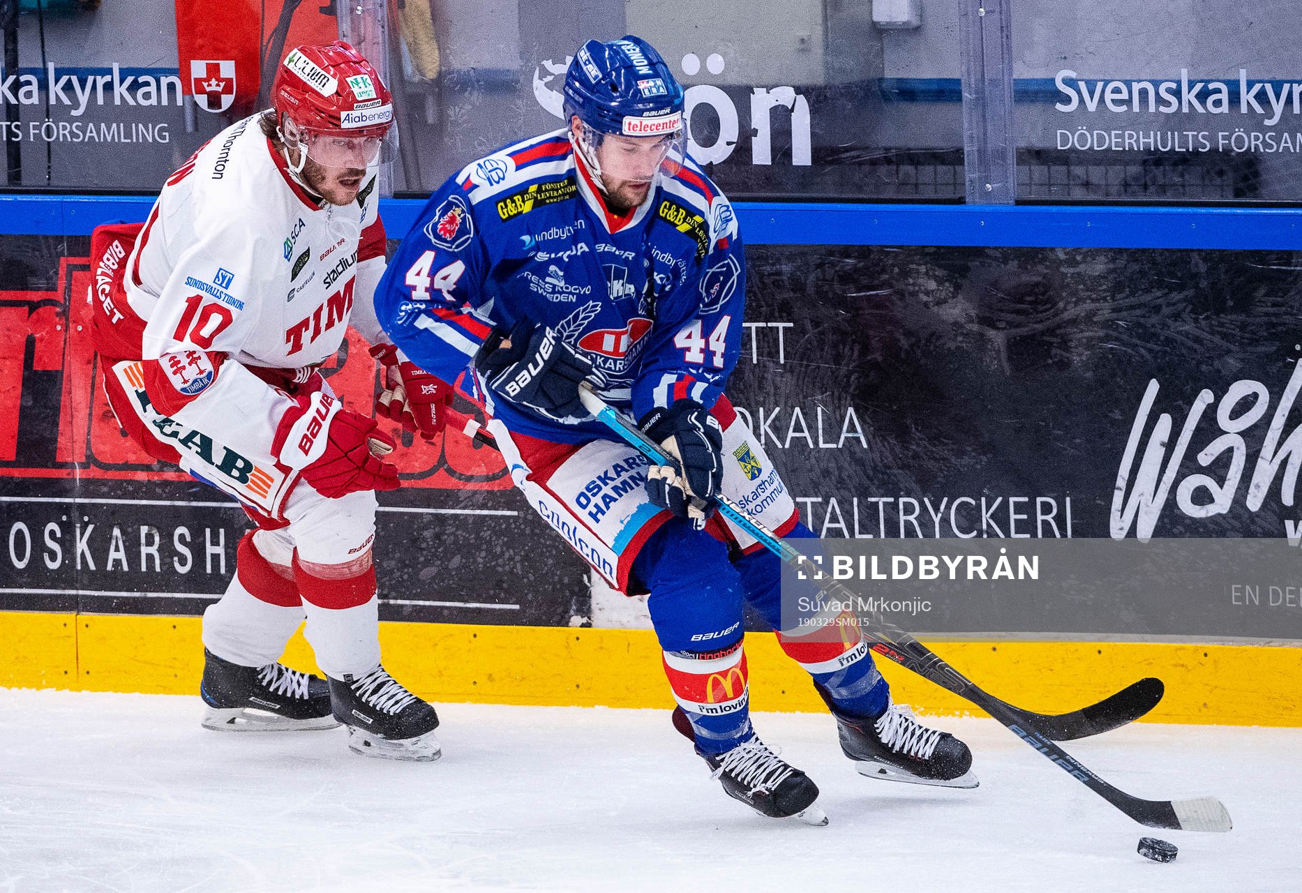Oskarshamns Nolan Zajac och Timrås Johan Persson