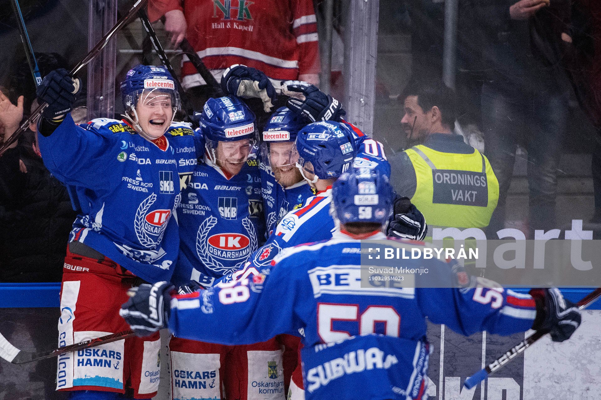Oskarshamns Joakim Hillding jublar