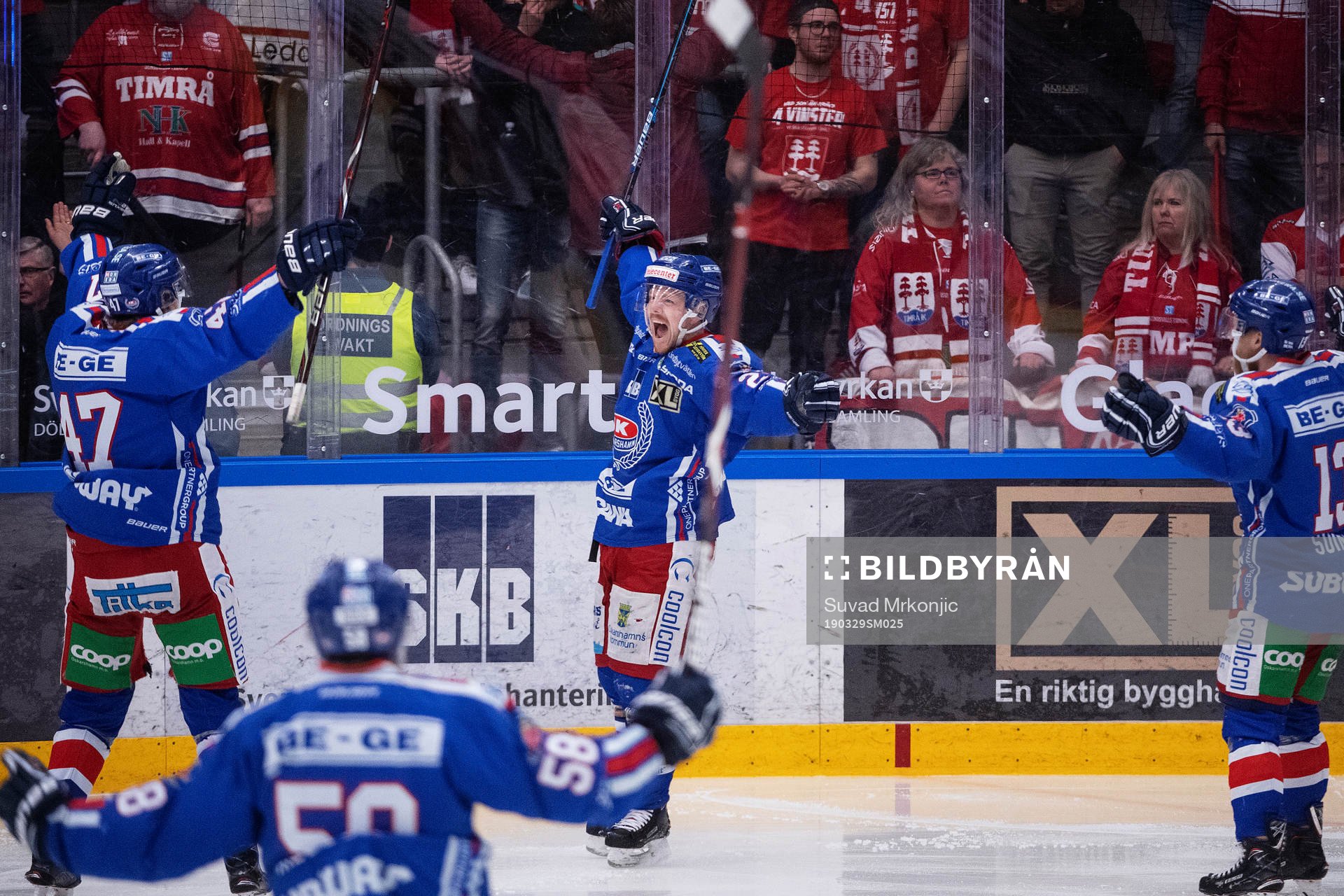 Oskarshamns Joakim Hillding jublar