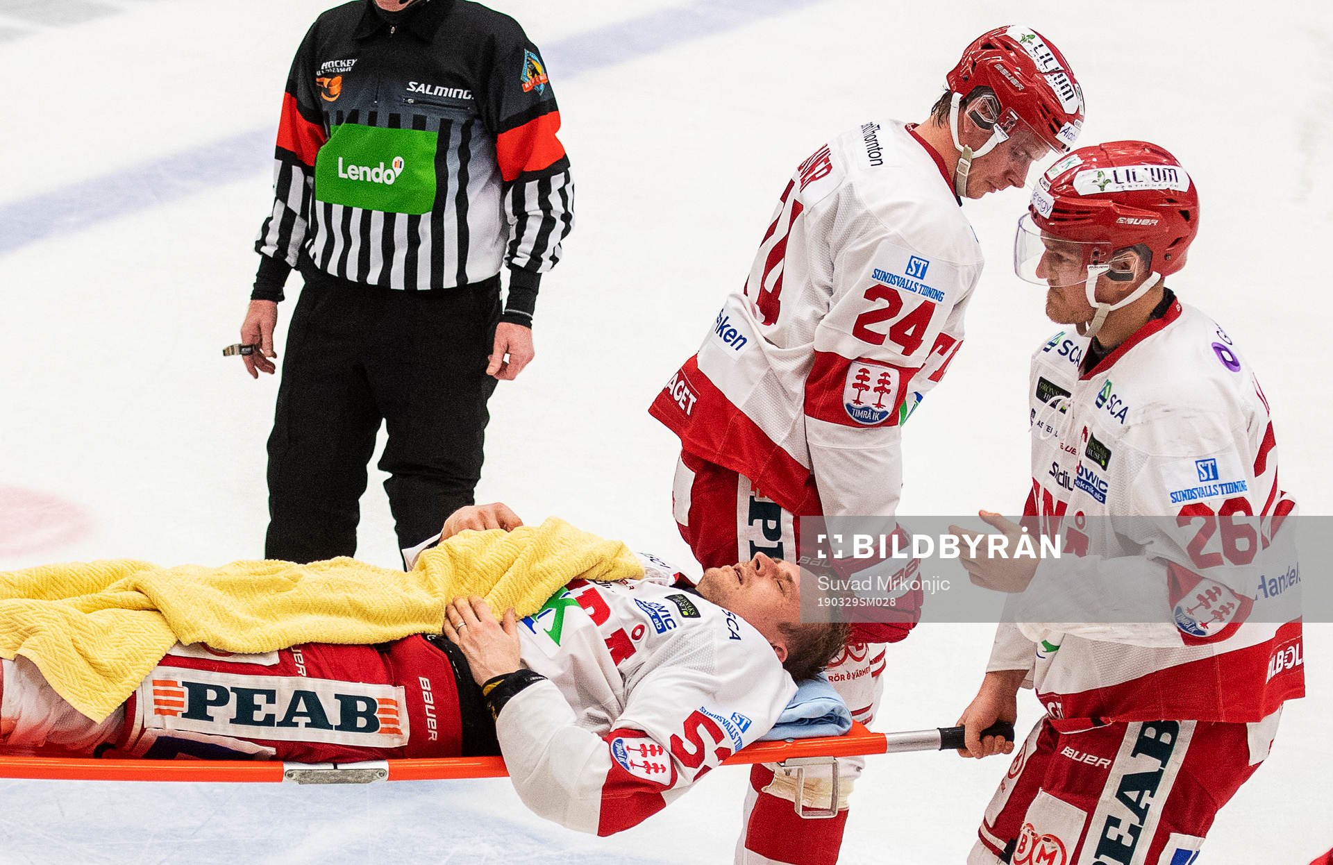 Timrås Johannes Salmonsson skadades