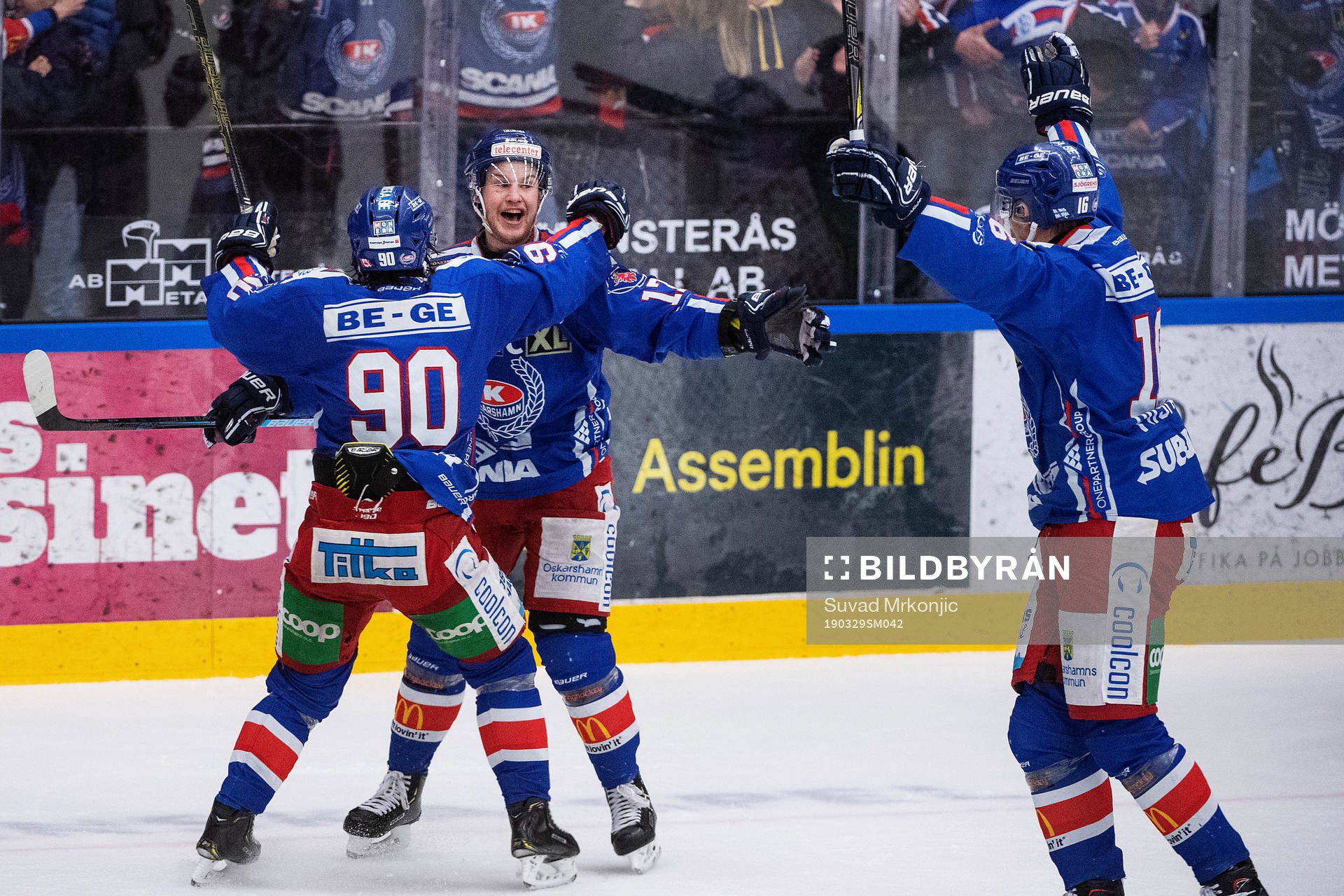 Oskarshamns Jonas Engström jublar