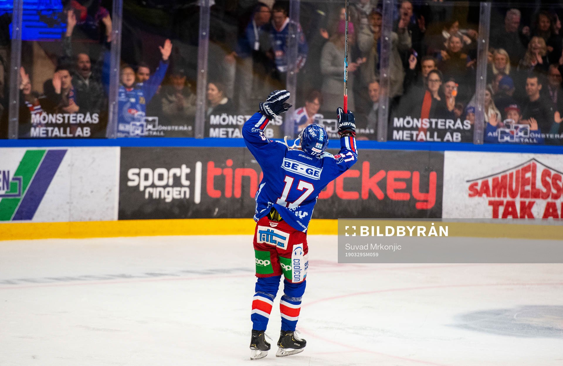 Oskarshamns Jonas Engström avgjorde med 3-2 målet