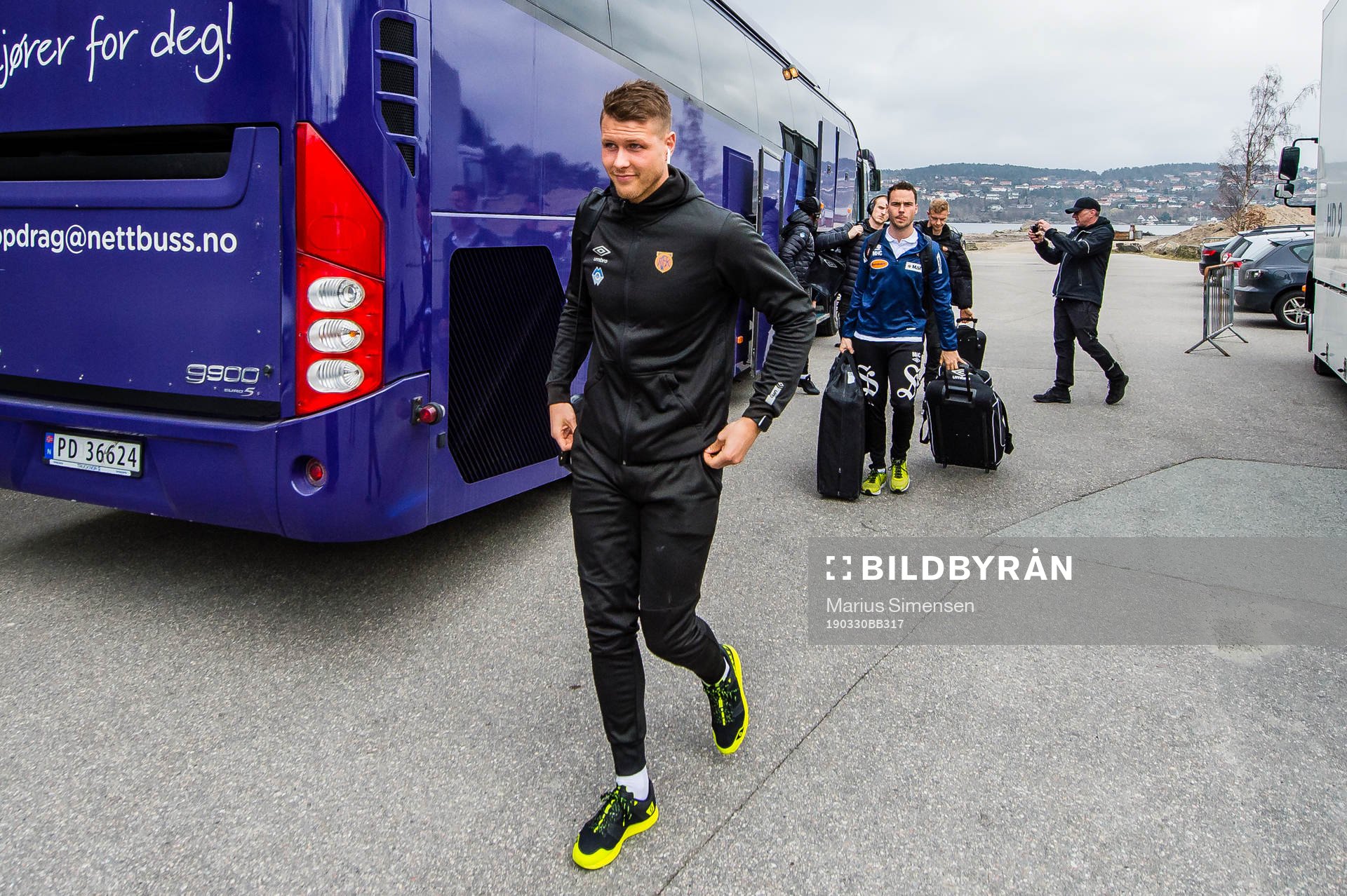 Holmbert Aron Briem Fridjonsson of Aalesund arrives