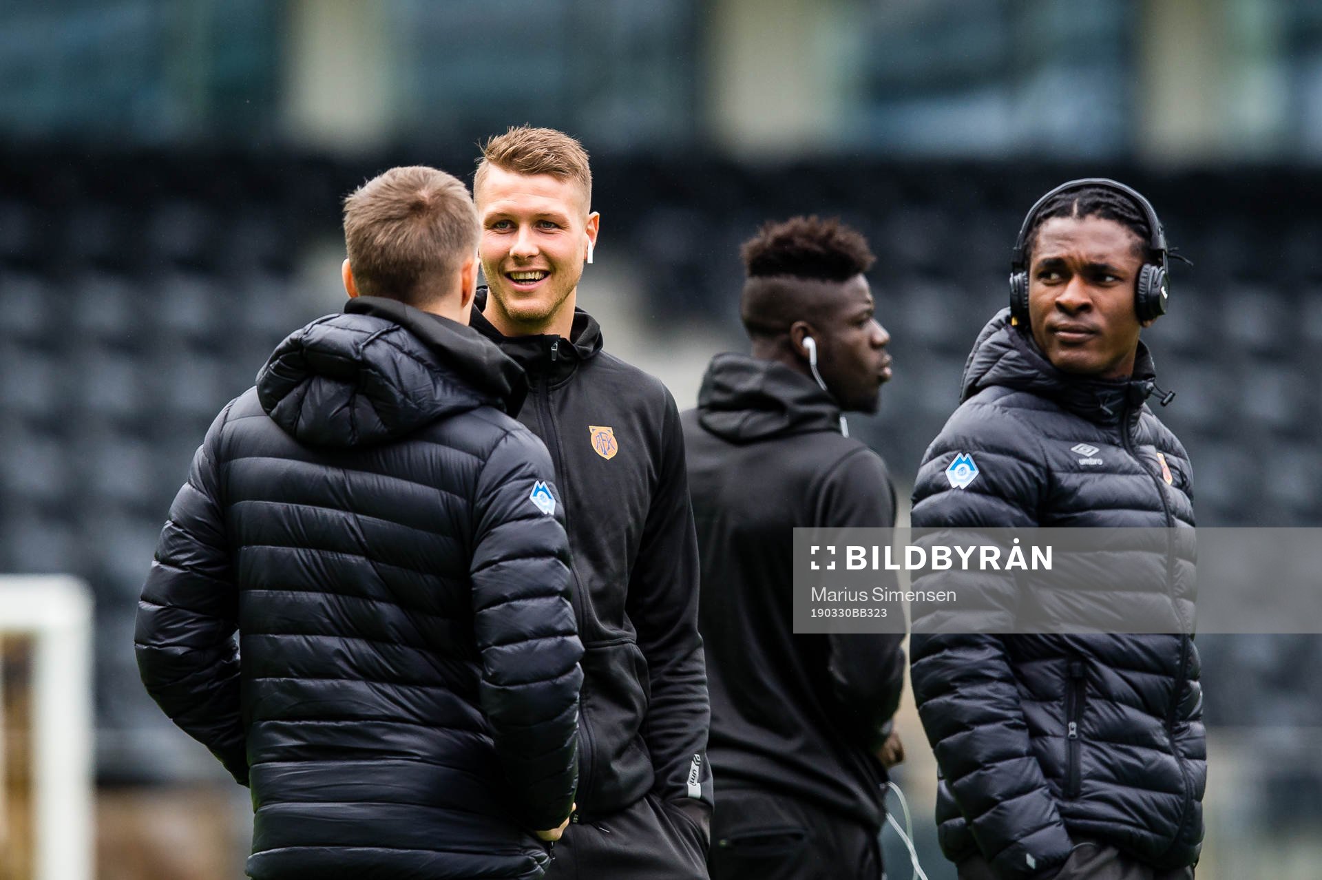 Holmbert Aron Briem Fridjonsson and Tega George of Aalesund