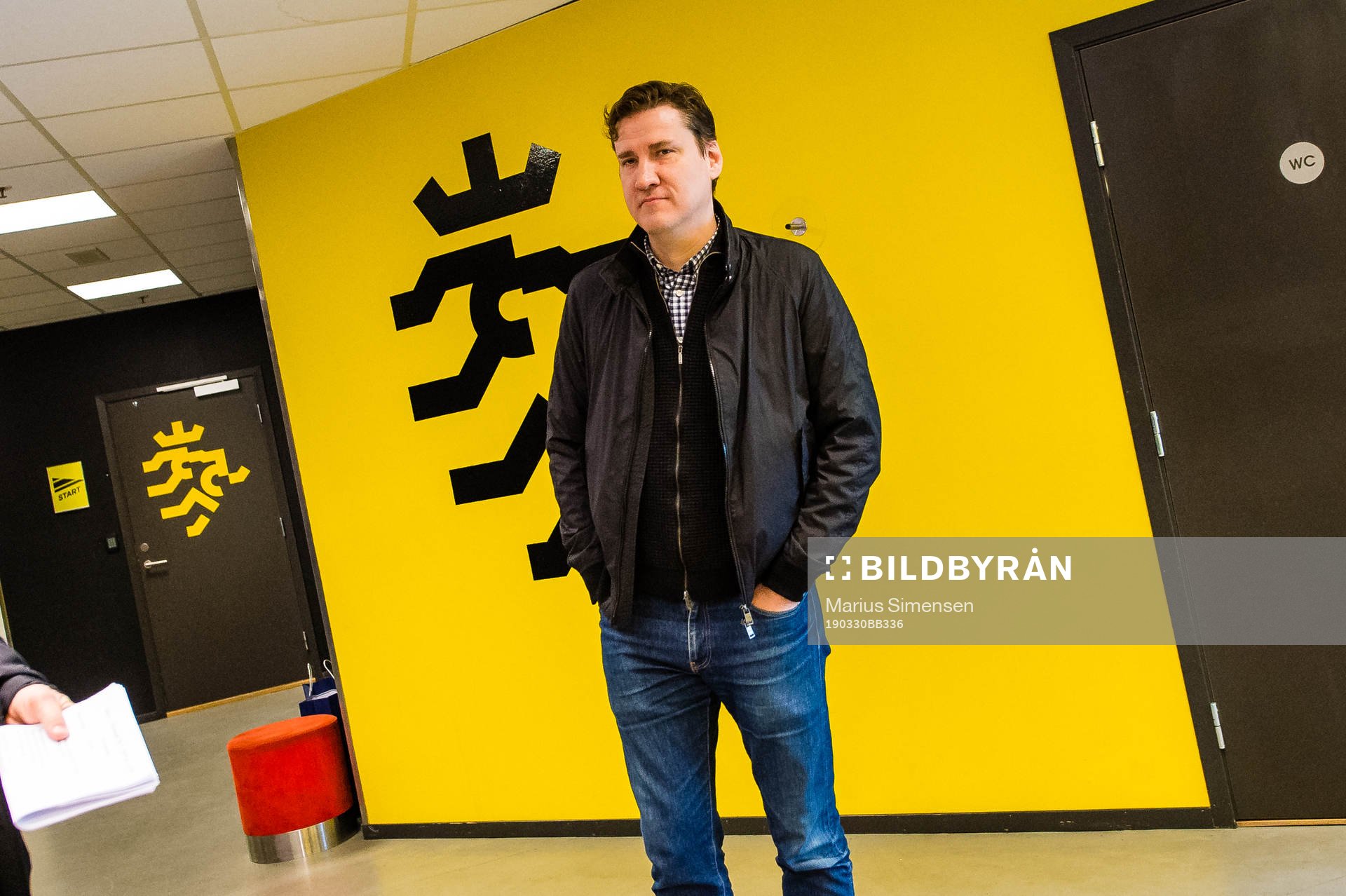 Tor-Kristian Karlsen, sports director of Start ahead of the OBOS-ligaen match between Start and Aalesund on March 30, 2019 in Kristiansand.
