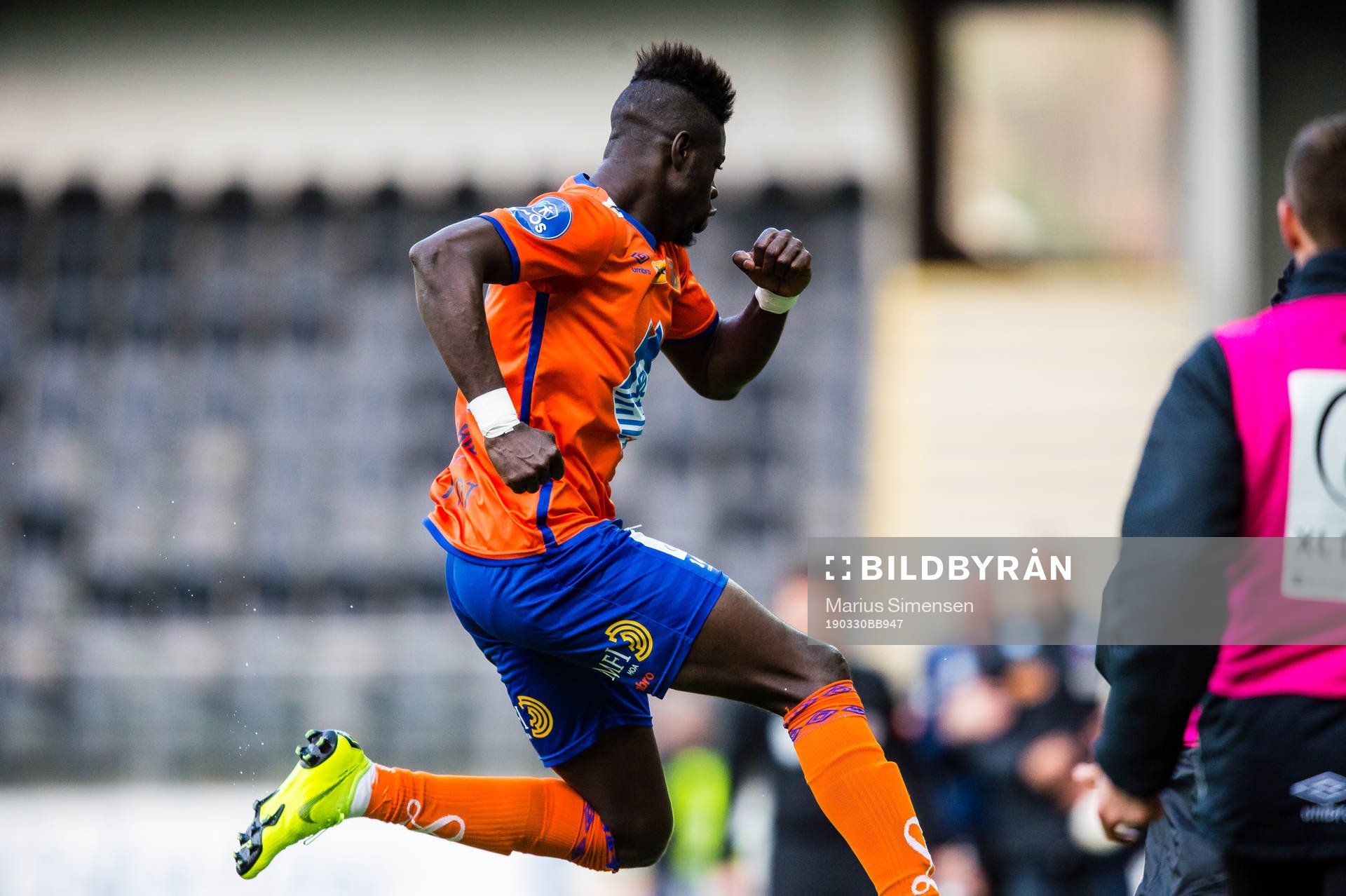 Pape Habib Gueye of Aalesund celebrates