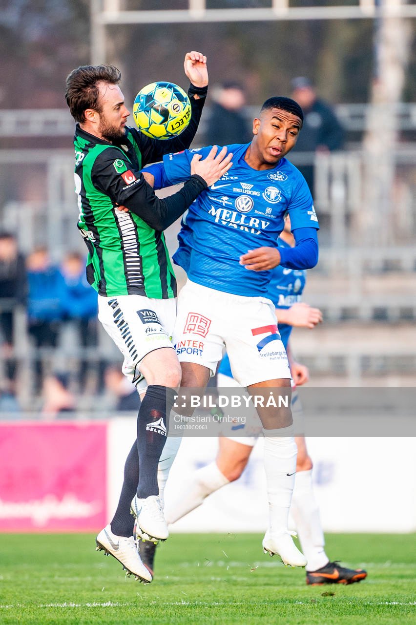 GAIS Niklas Olsson mot Trelleborgs Nebiyou Perry