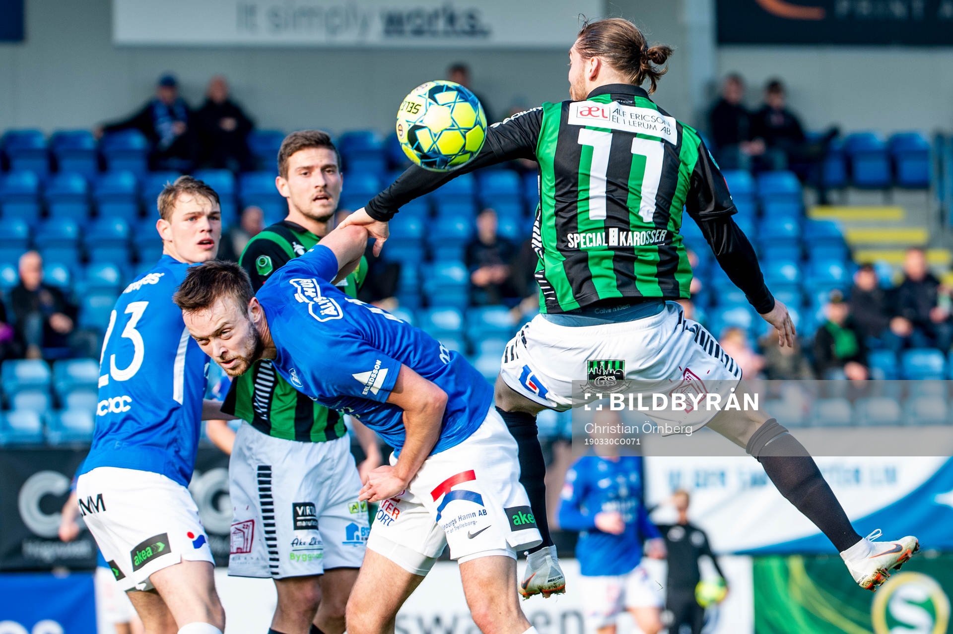 Trelleborgs Jakob Glasberg mot GAIS Karl Bohm