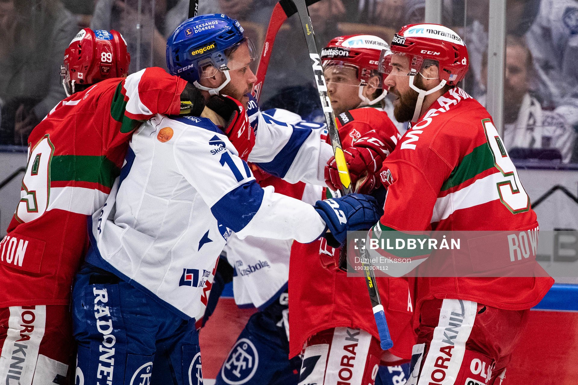 Leksands Jesper Ollas och Moras Andrew Rowe