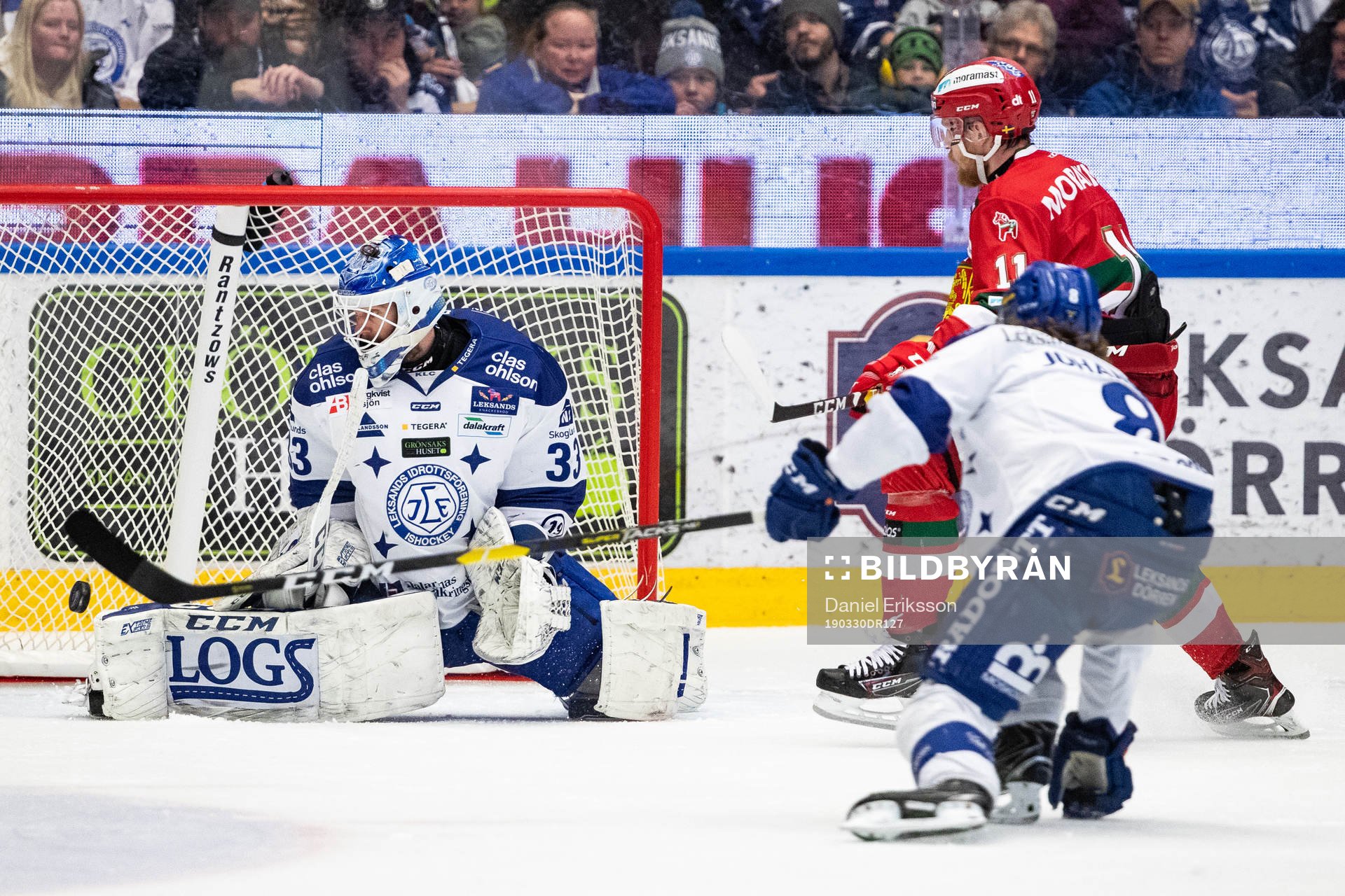 Leksands målvakt Axel Brage