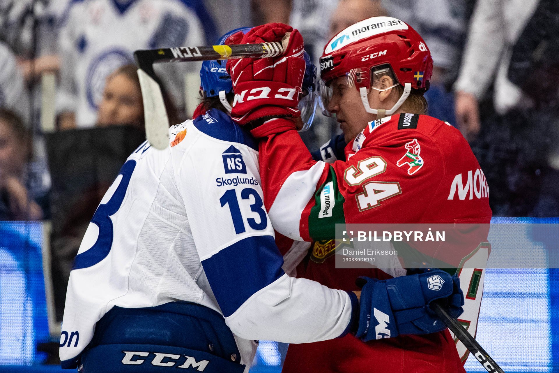 Leksands Jon Knuts och Moras Sebastian Hartmann