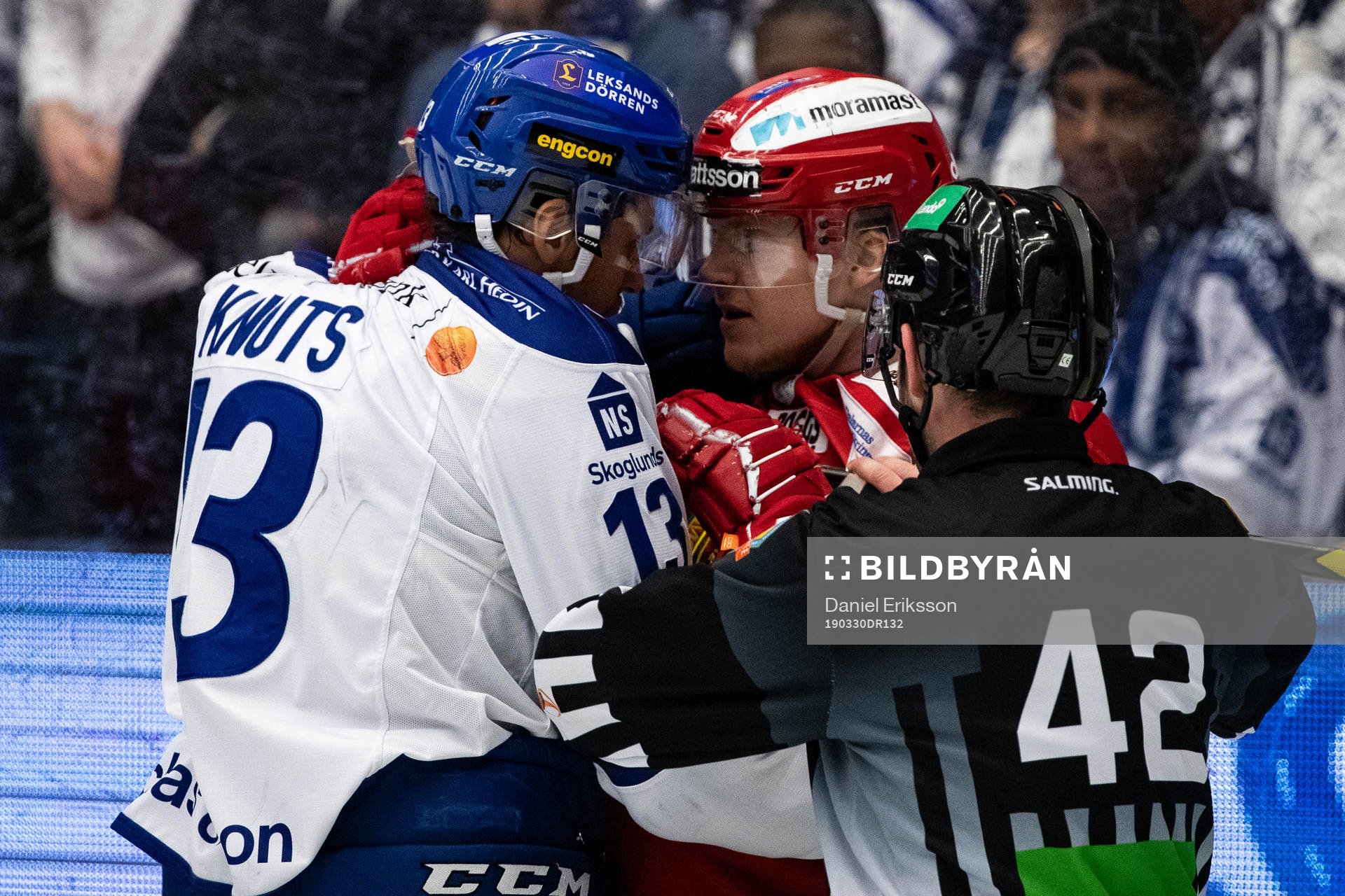 Leksands Jon Knuts och Moras Sebastian Hartmann
