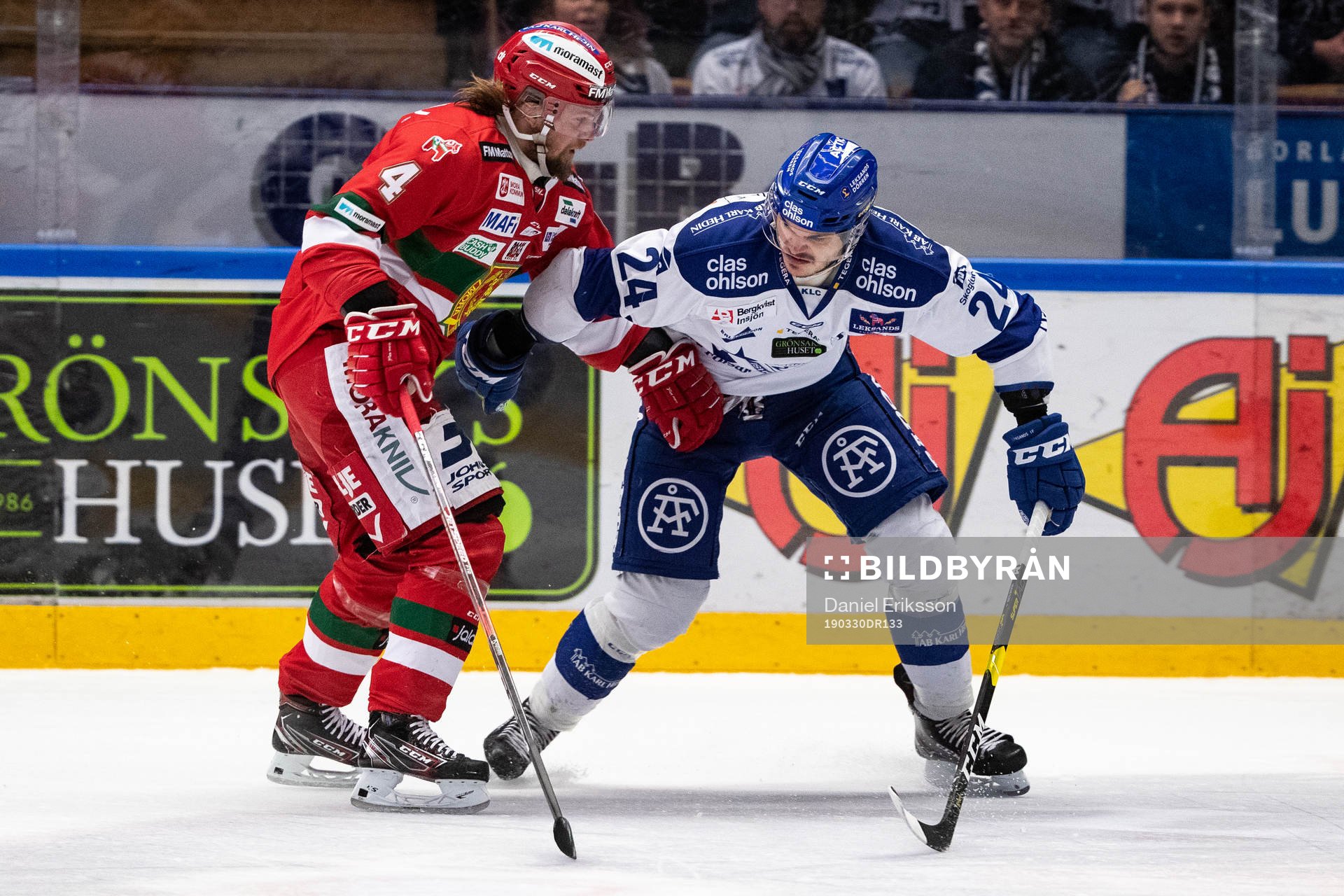 Moras Viktor Amnér och Leksands Thomas Valkvæ Olsen