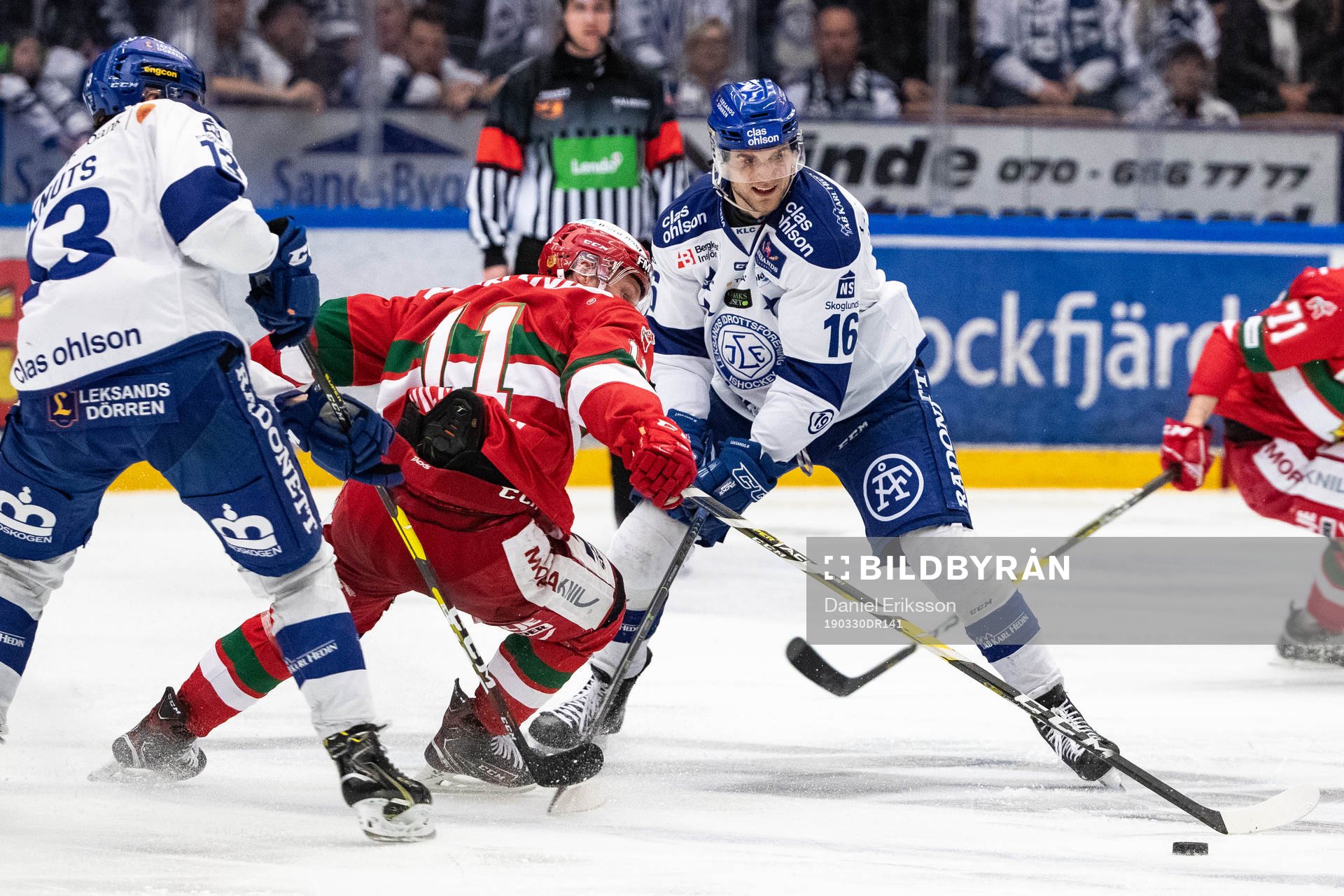 Moras Alexander Hilmerson och Leksands Daniel Gunnarsson