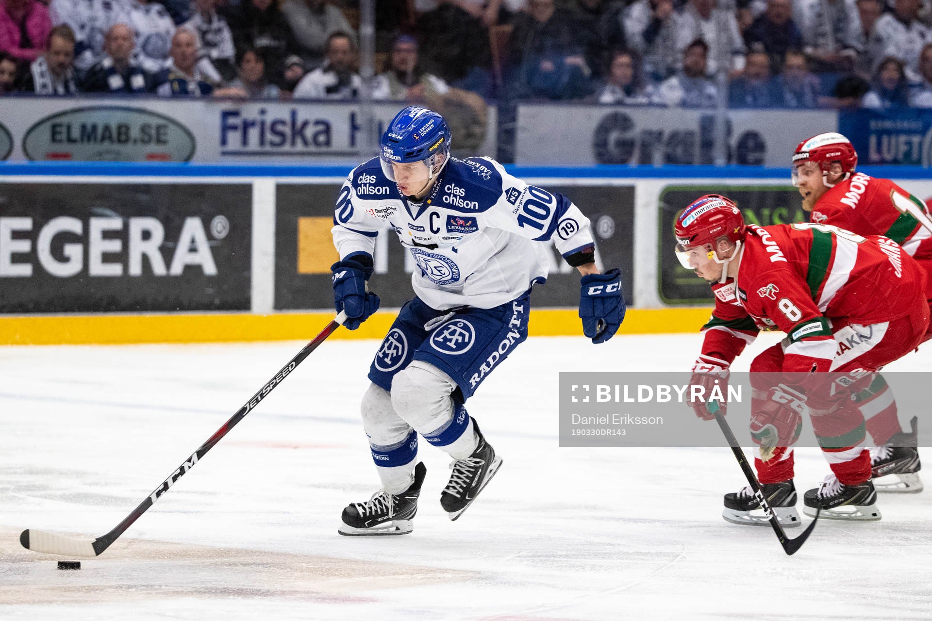 Leksands Martin Karlsson   och Moras Robin Johansson