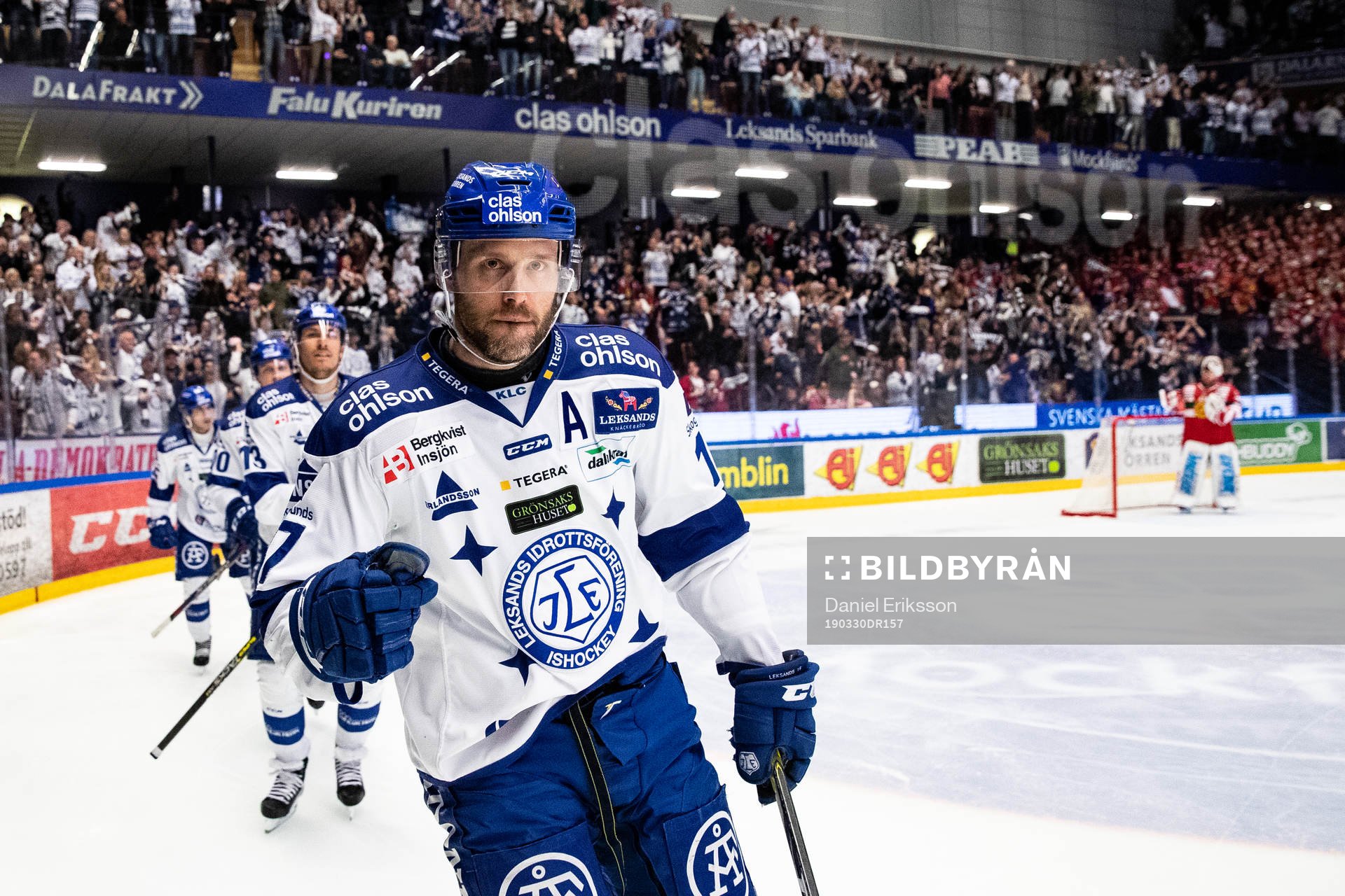 Leksands Jesper Ollas jublar