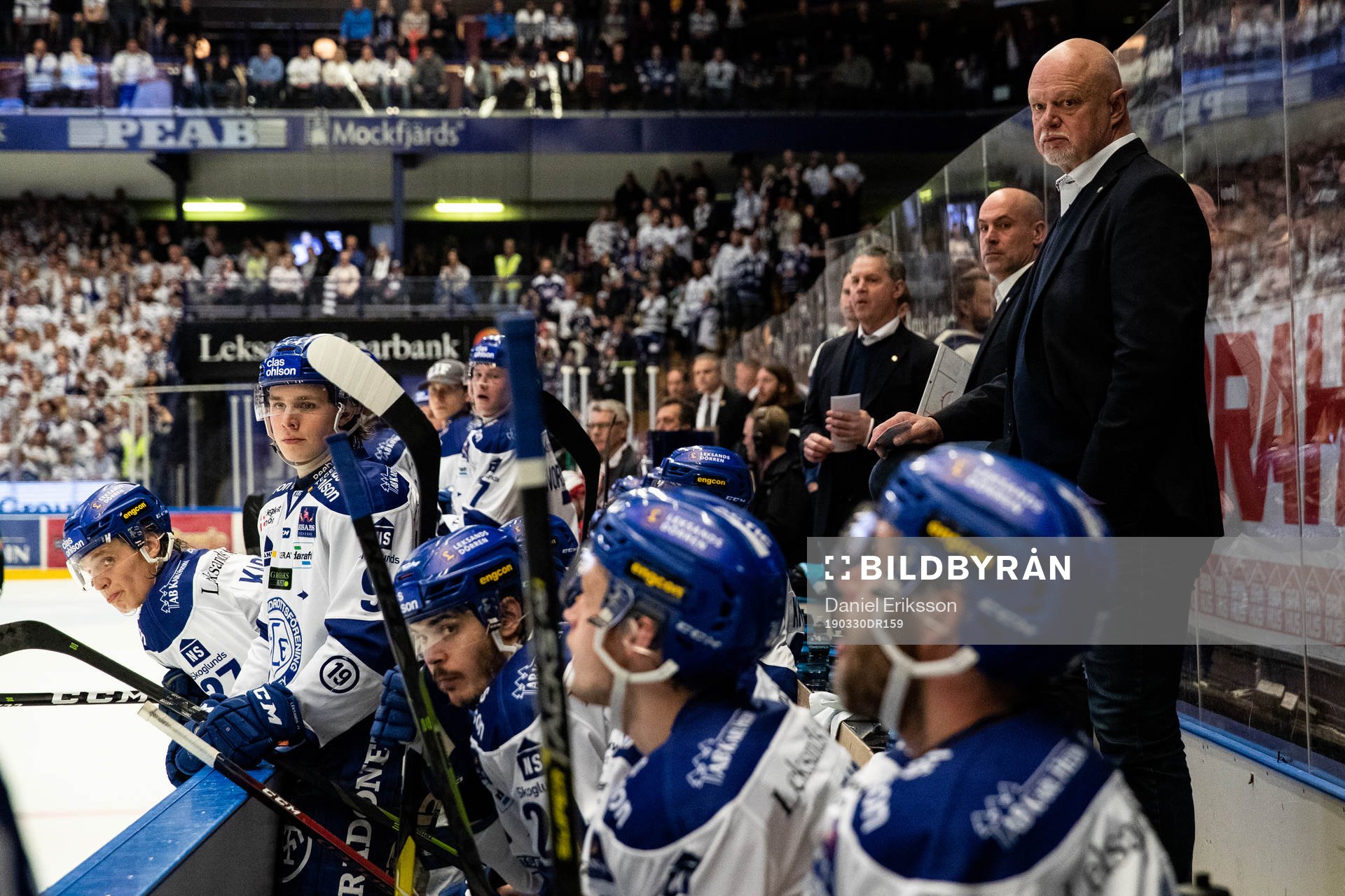 Leksands tränare Roger Melin