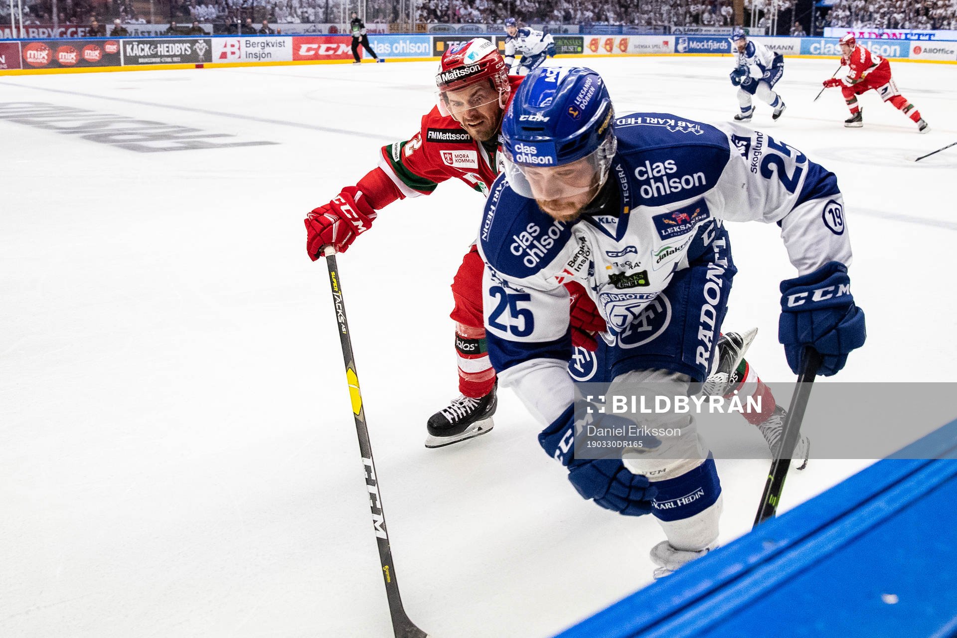 Leksands Linus Persson och Moras Matt Bailey