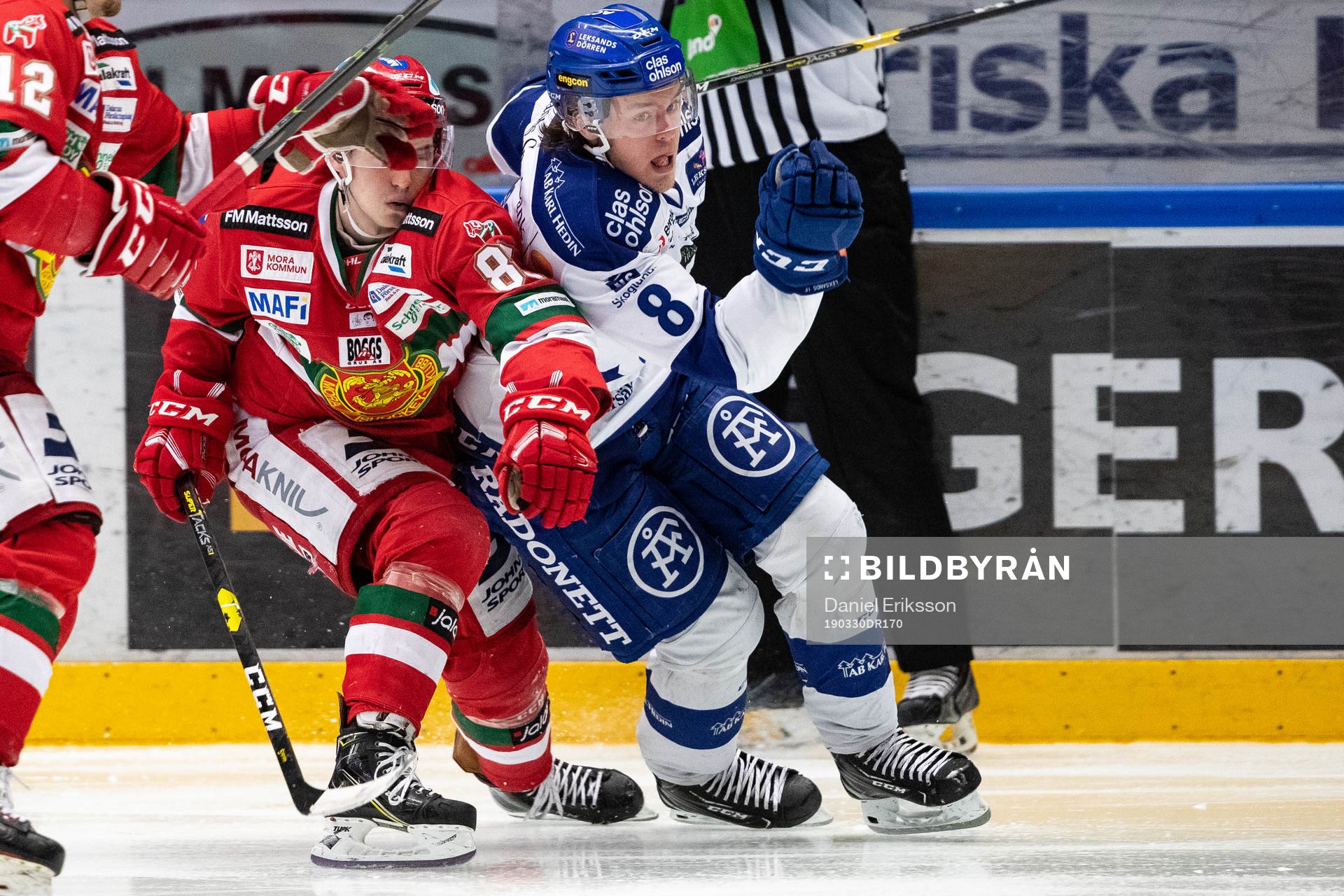 Leksands Filip Johansson och Moras Michael Haga