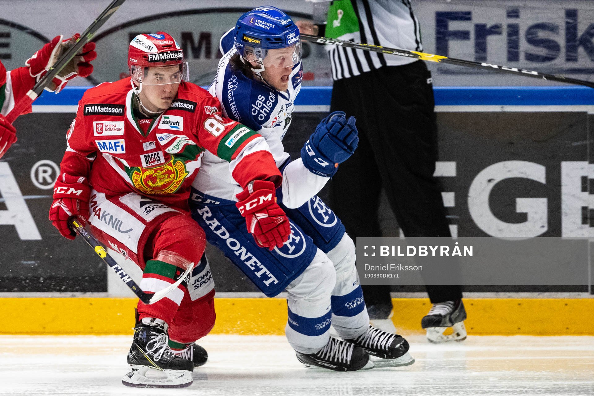 Leksands Filip Johansson och Moras Michael Haga