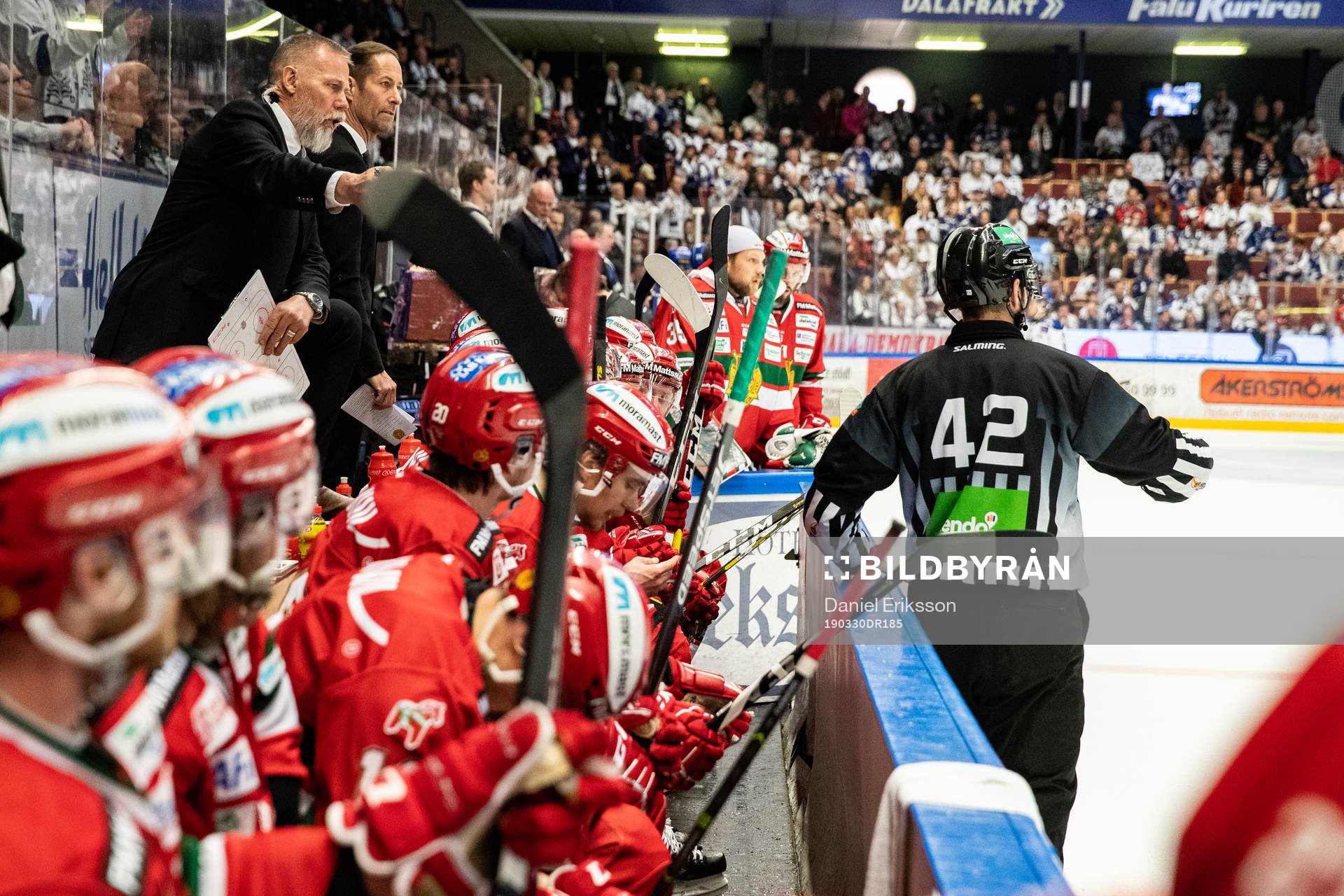 Moras tränare Mats Lusth