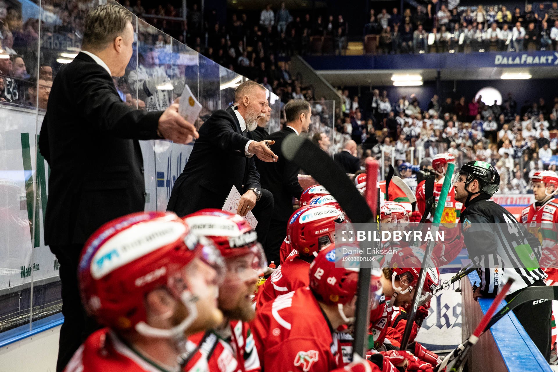 Moras tränare Mats Lusth