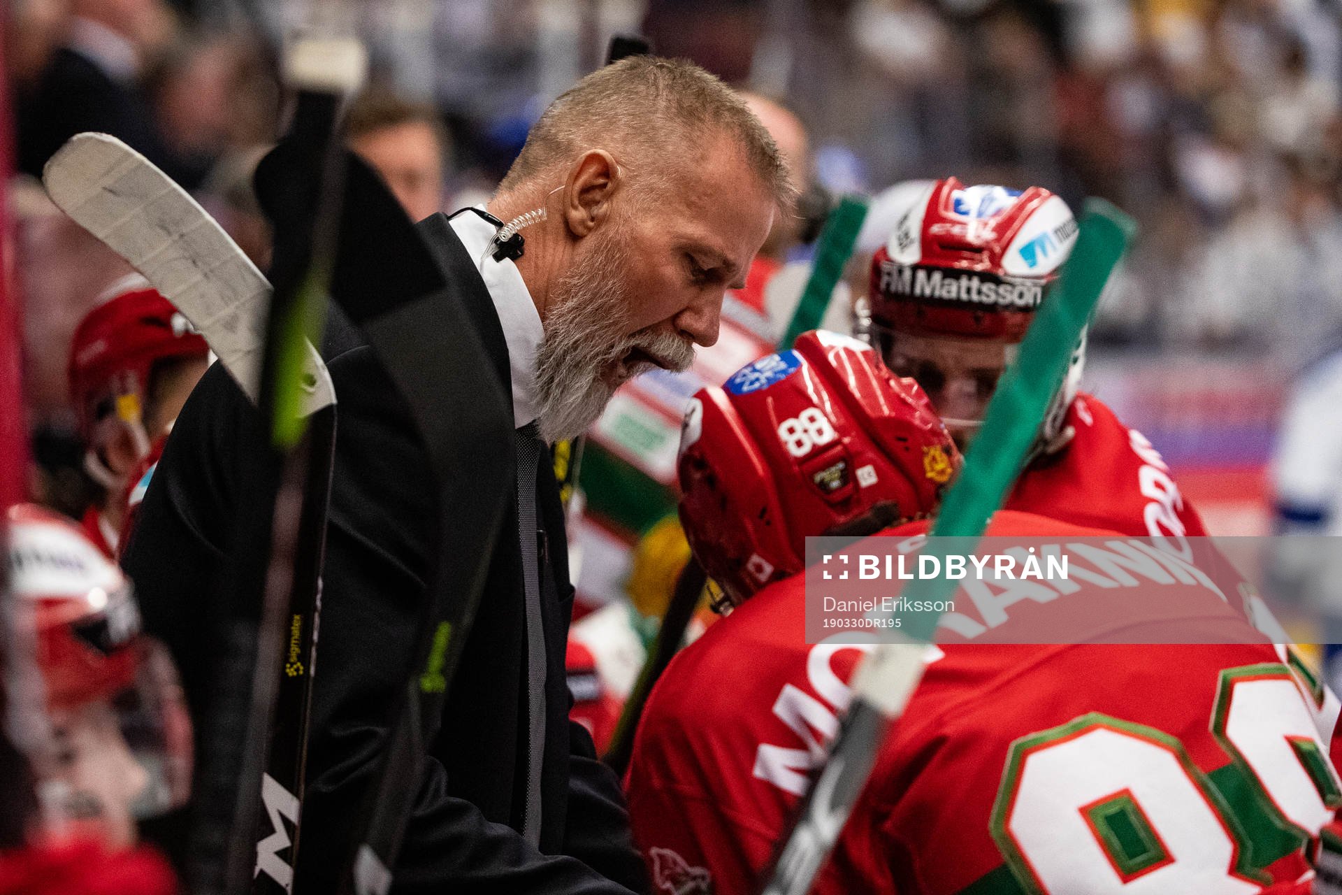 Moras tränare Mats Lusth