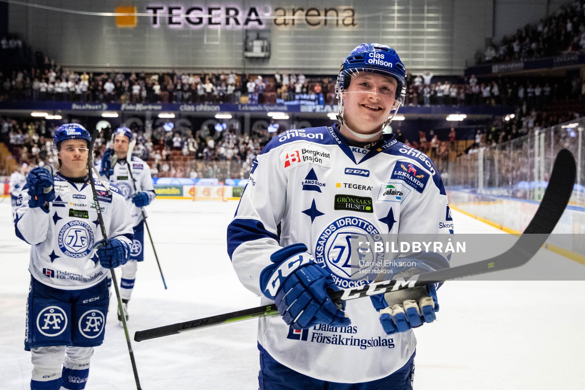 Leksands Lucas Nordsäter  jublar
