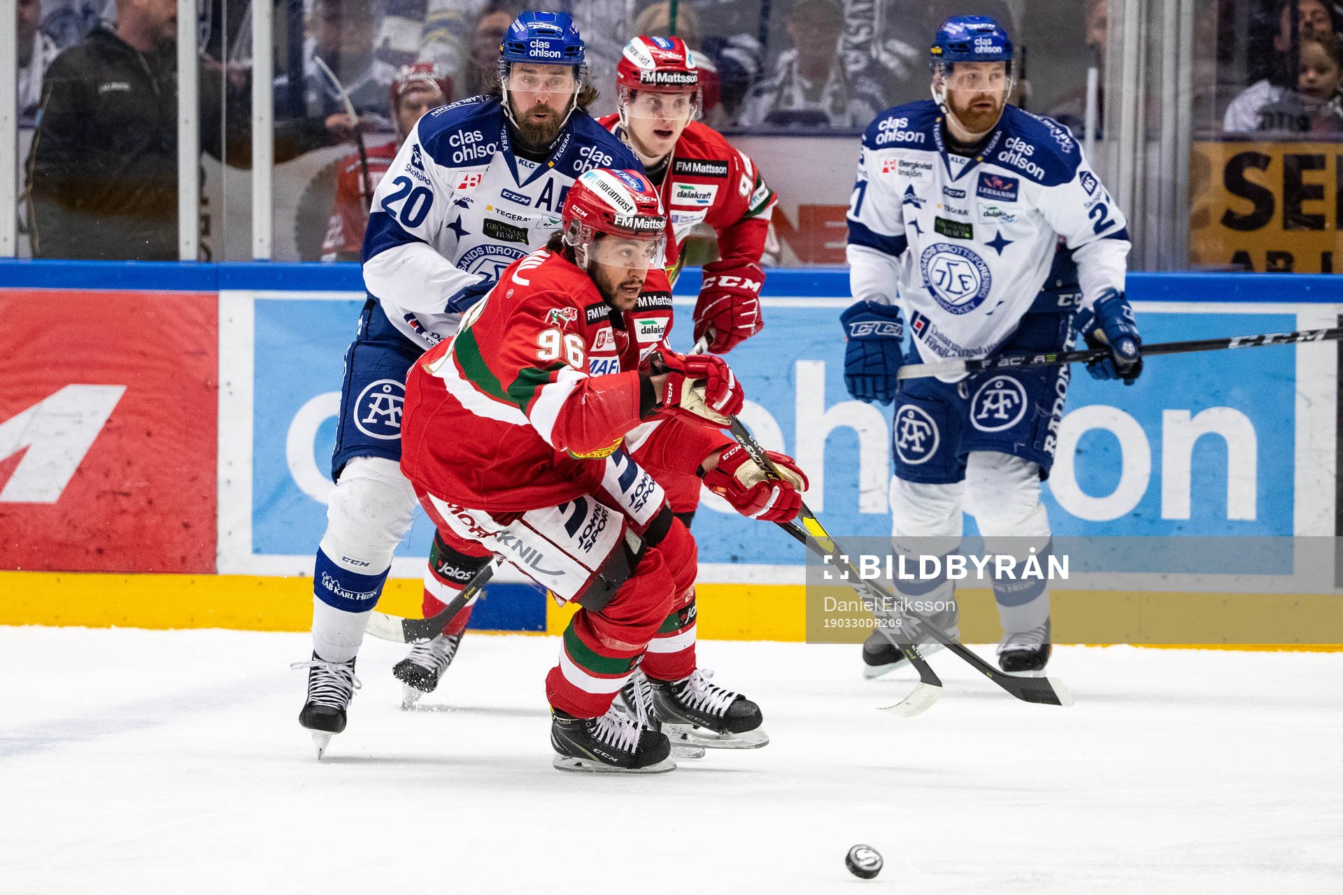 Moras Niki Petti och Leksands Mattias Karlsson