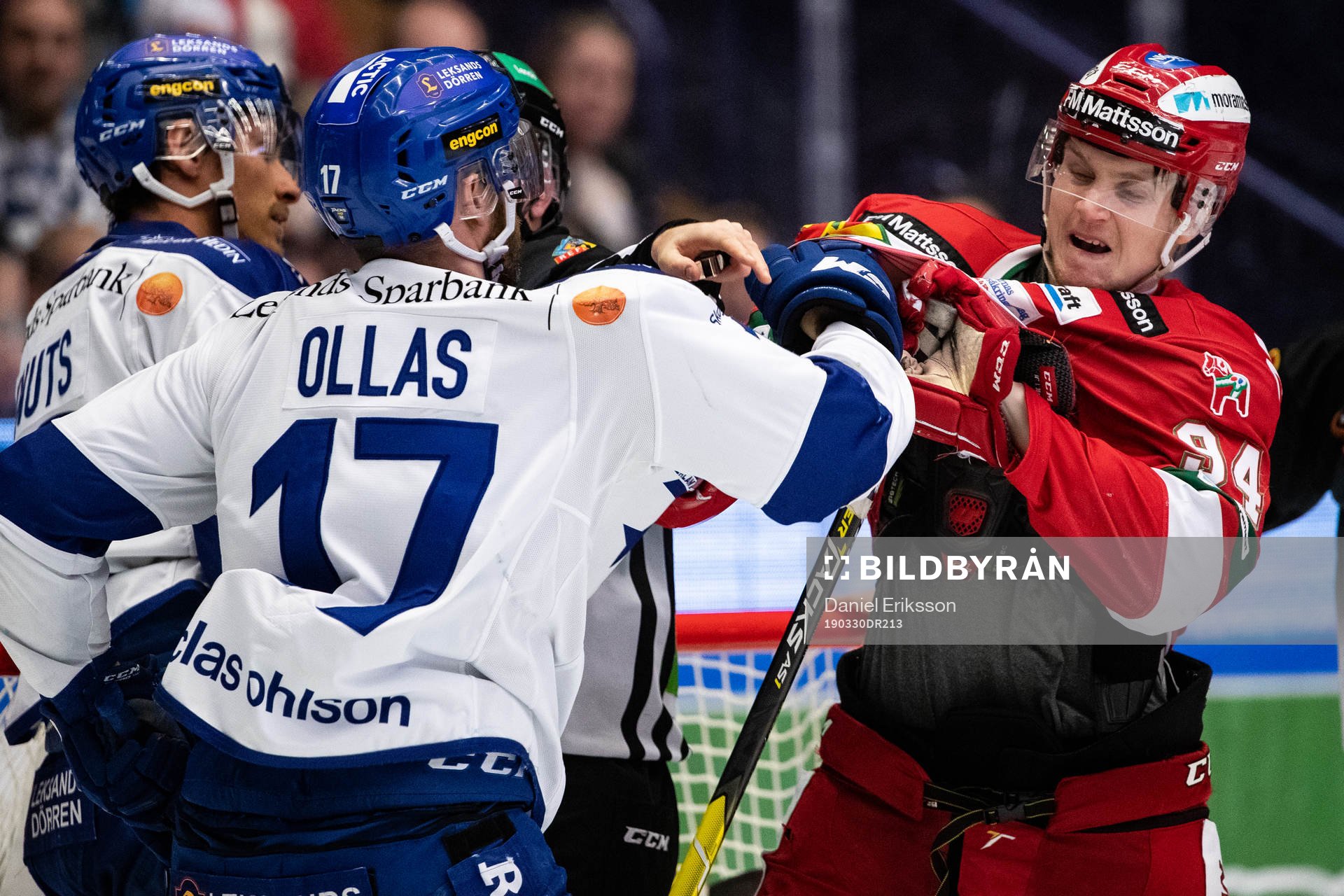 Leksands Jesper Ollas och Moras Sebastian Hartmann