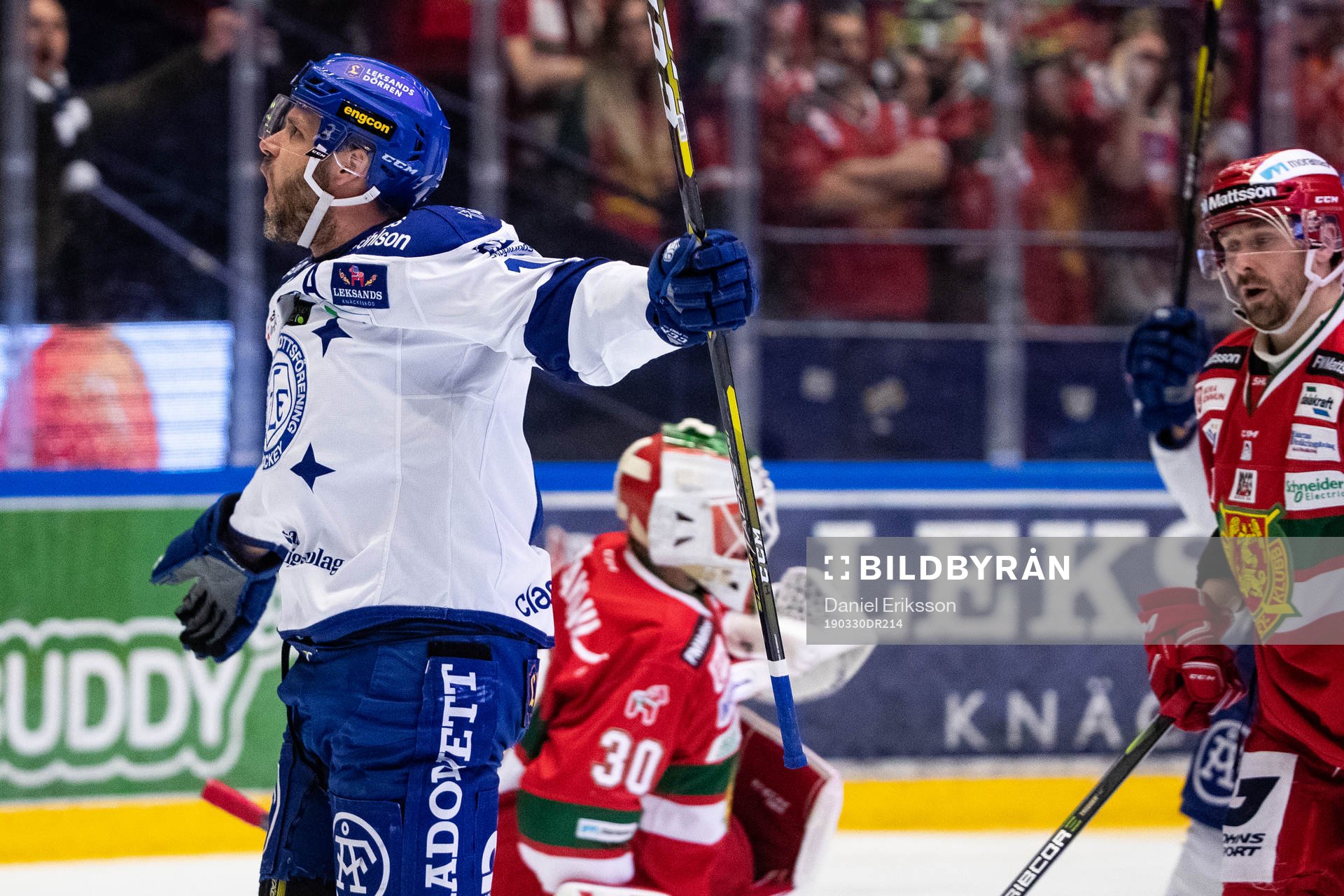 Leksands Jesper Ollas jublar