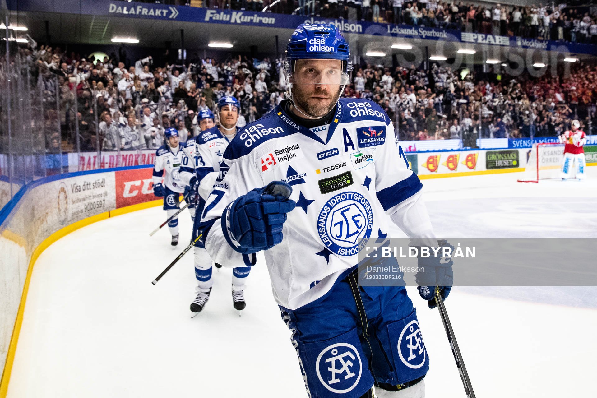 Leksands Jesper Ollas jublar