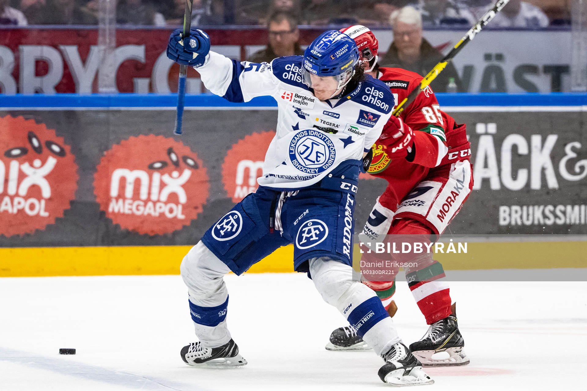 Leksands Johan Porsberger och Moras Michael Haga