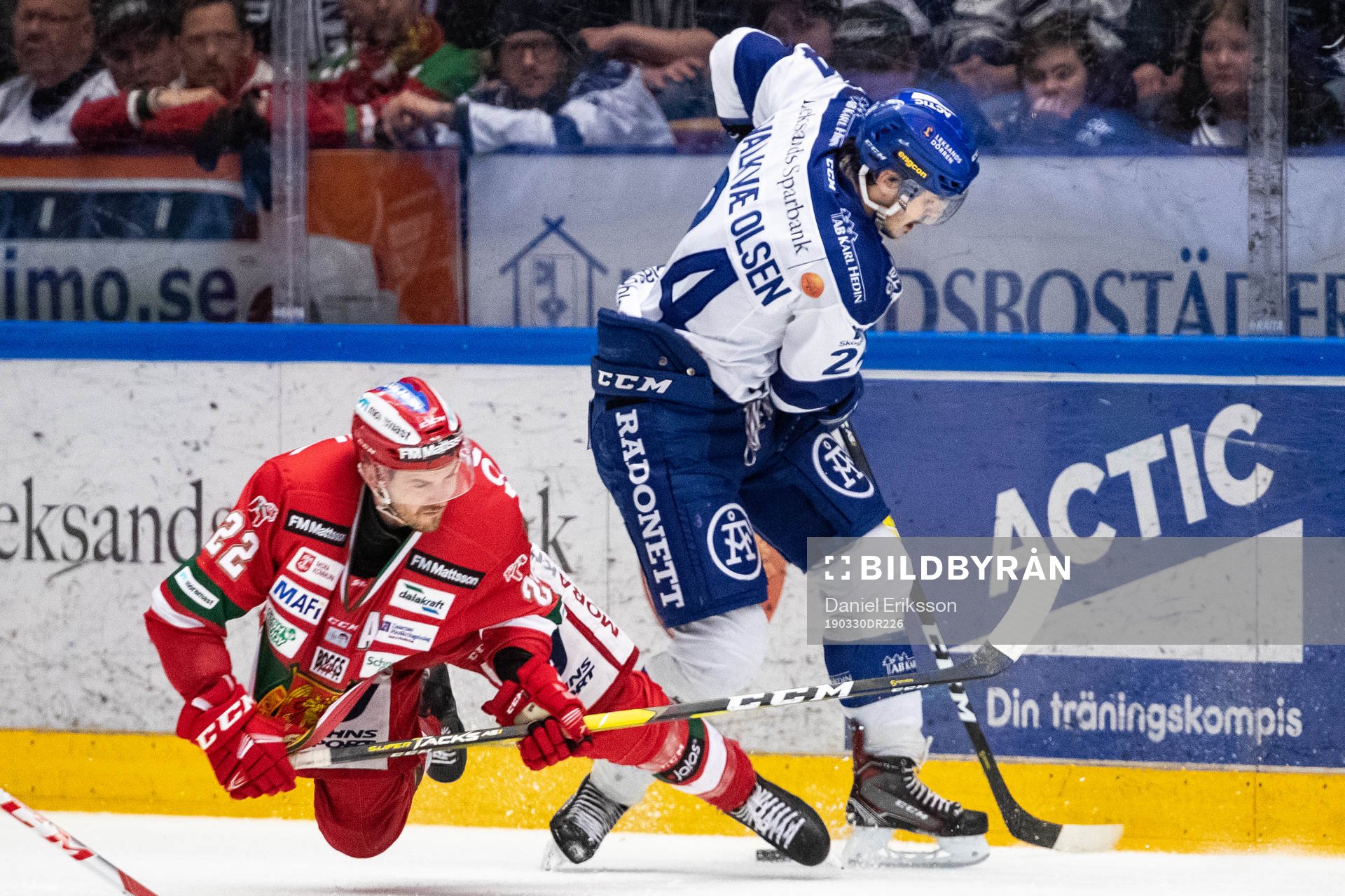 Moras Matt Bailey och Leksands Thomas Valkvæ Olsen