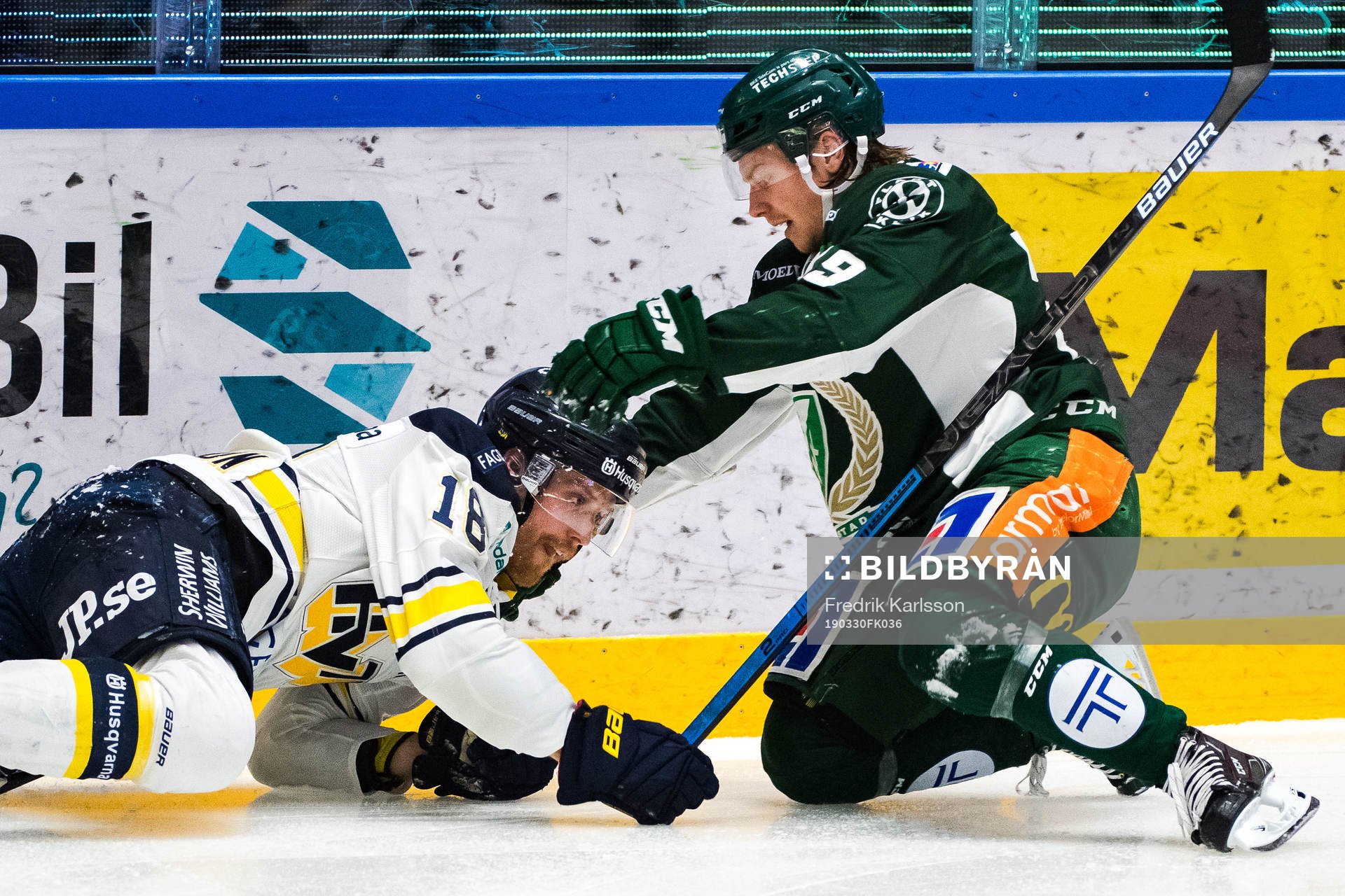 s Joakim Andersson och Färjestads Henrik Lundberg