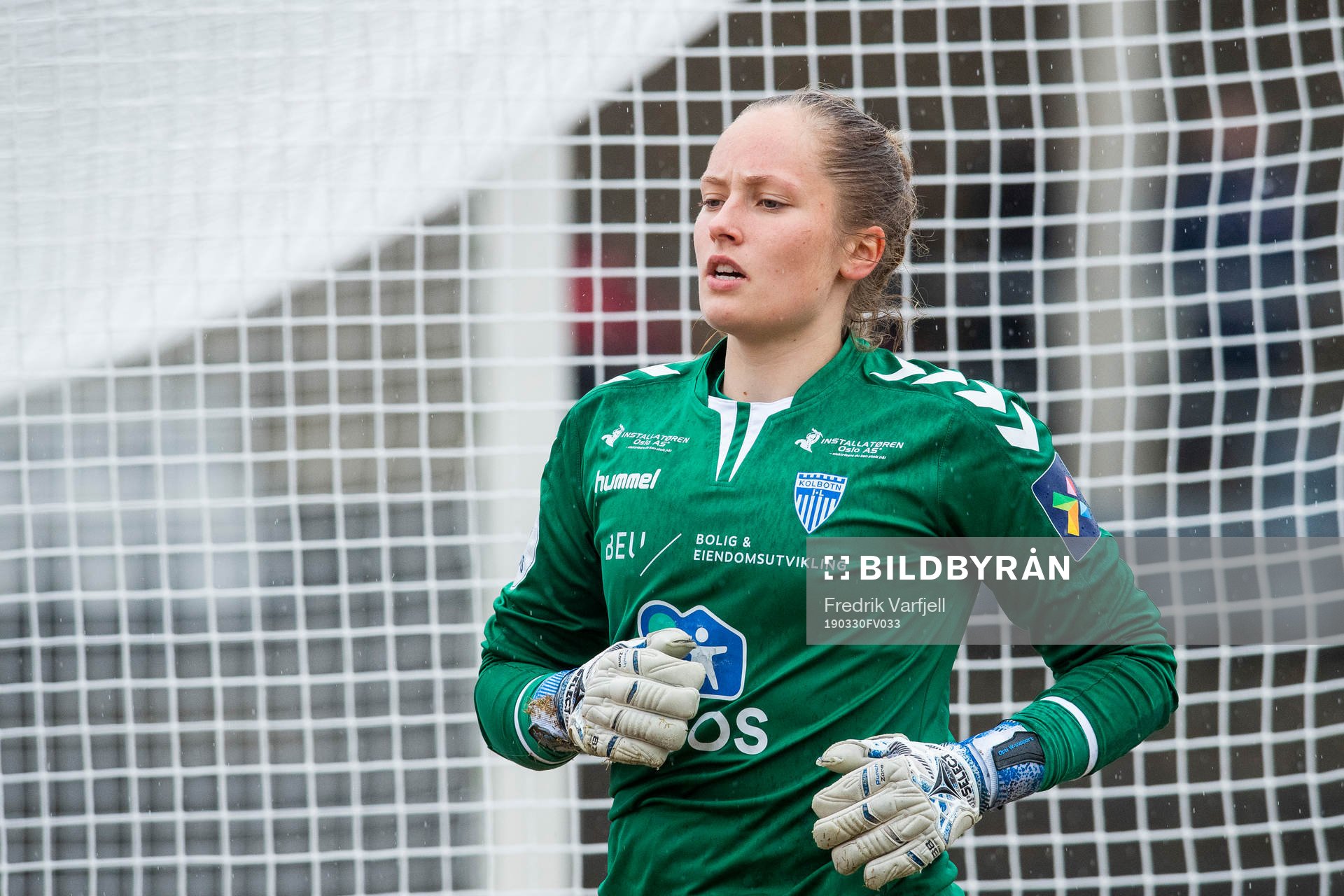 Goalkeeper Aurora Mikalsen of Kolbotn