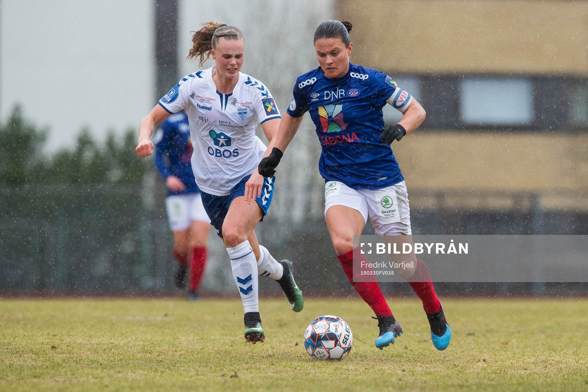 Nora Eide Lie of Kolbotn and Sherida Spitse of Vålerenga
