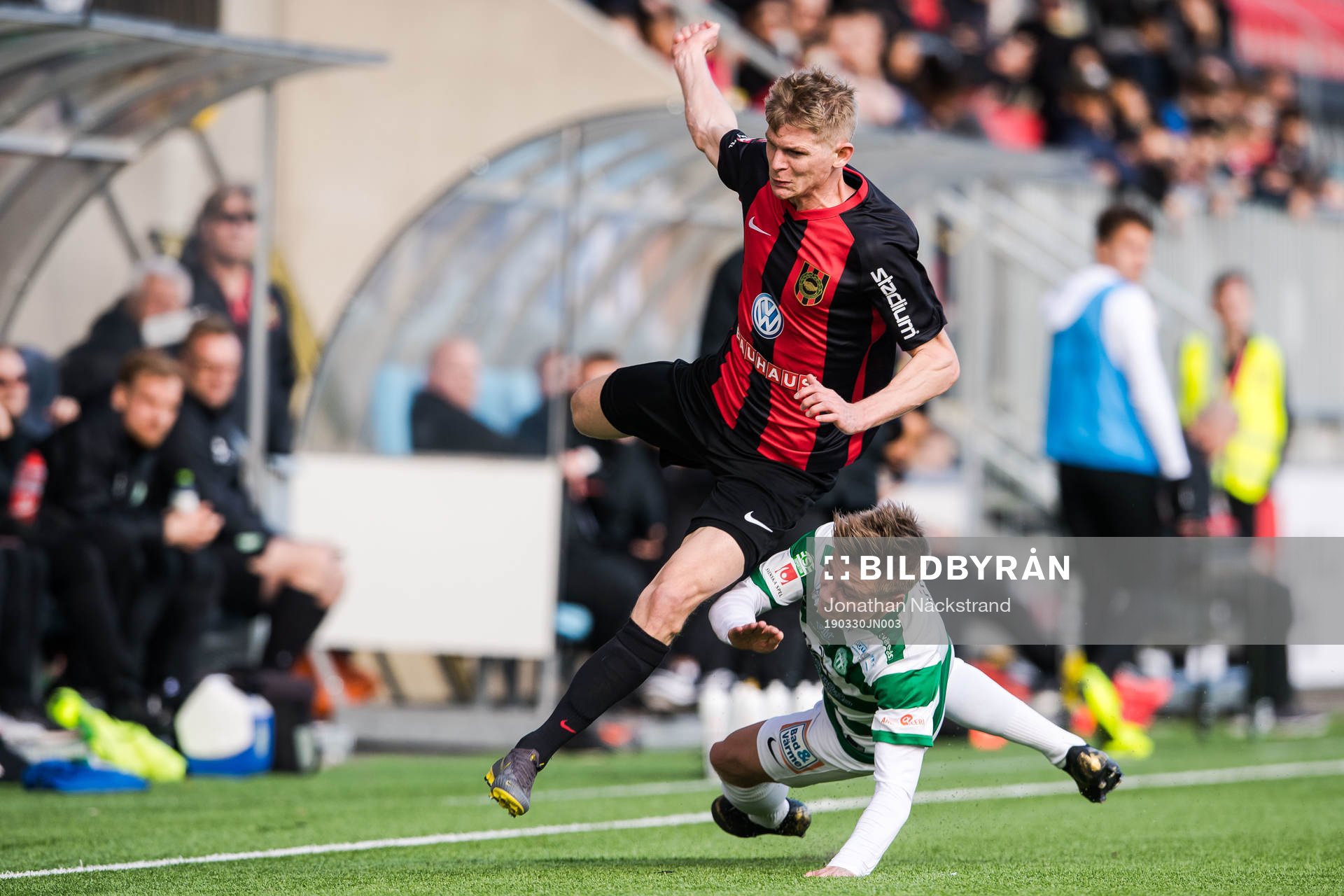 Västerås Dennis Persson och Brommapojkarnas Fritof