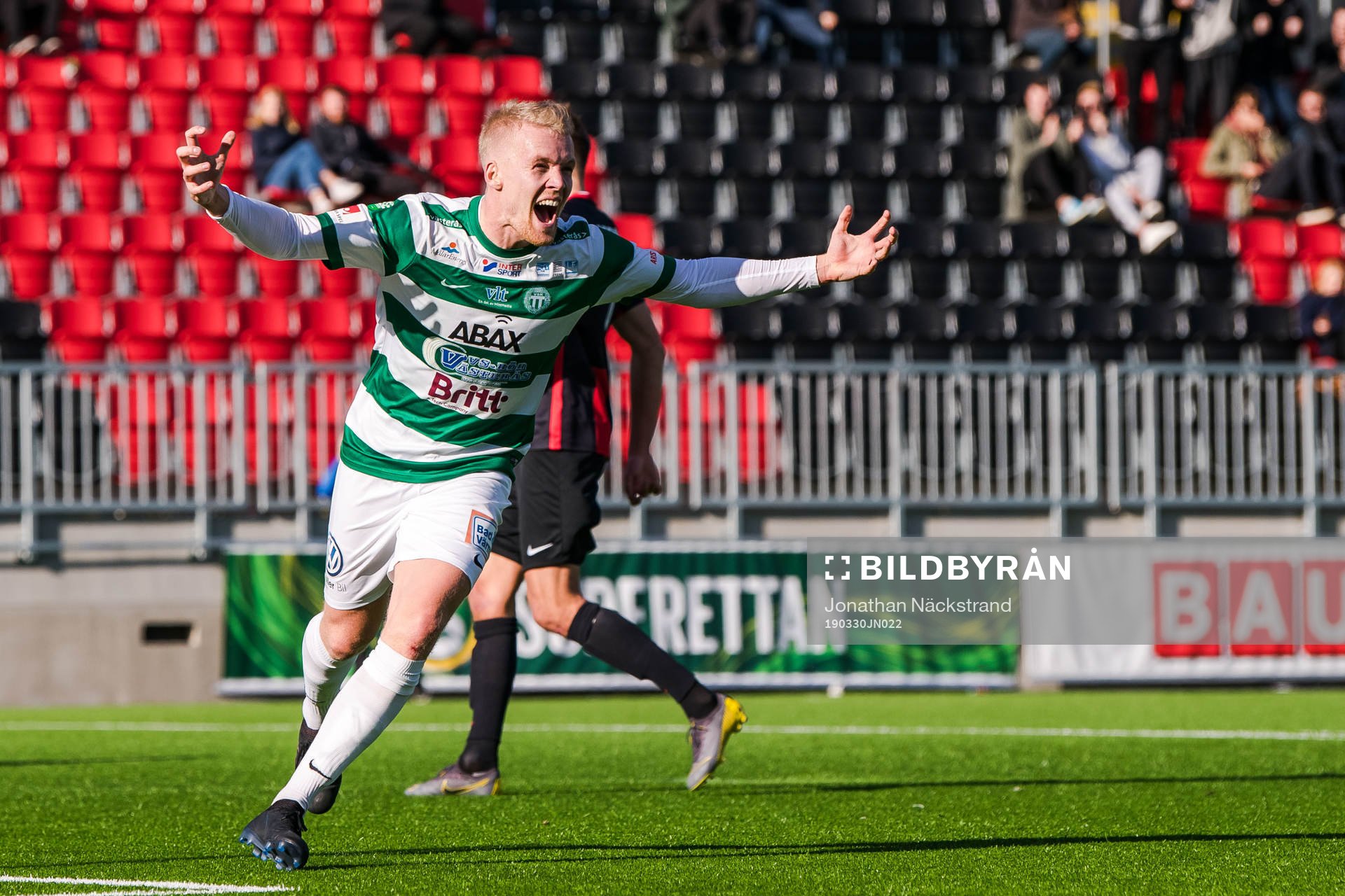 Västerås Simon Johansson jublar