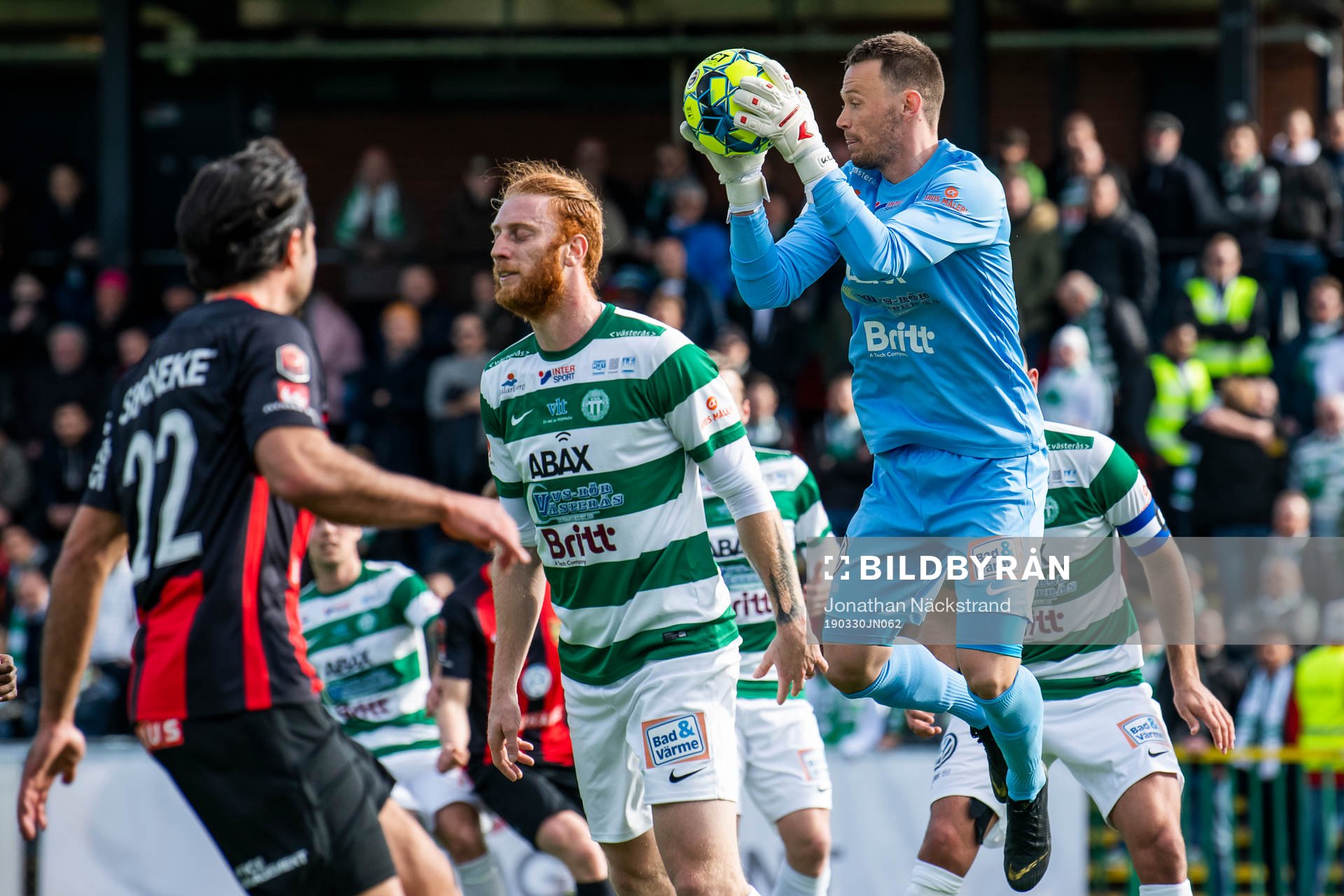 Västerås målvakt Anton Fagerström