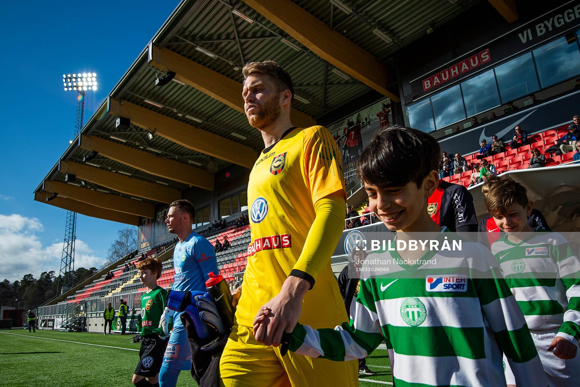 Brommapojkarnas målvakt Rasmus Emanuelsson