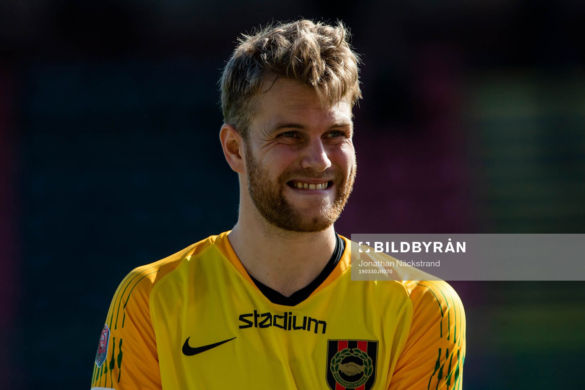 Brommapojkarnas målvakt Rasmus Emanuelsson