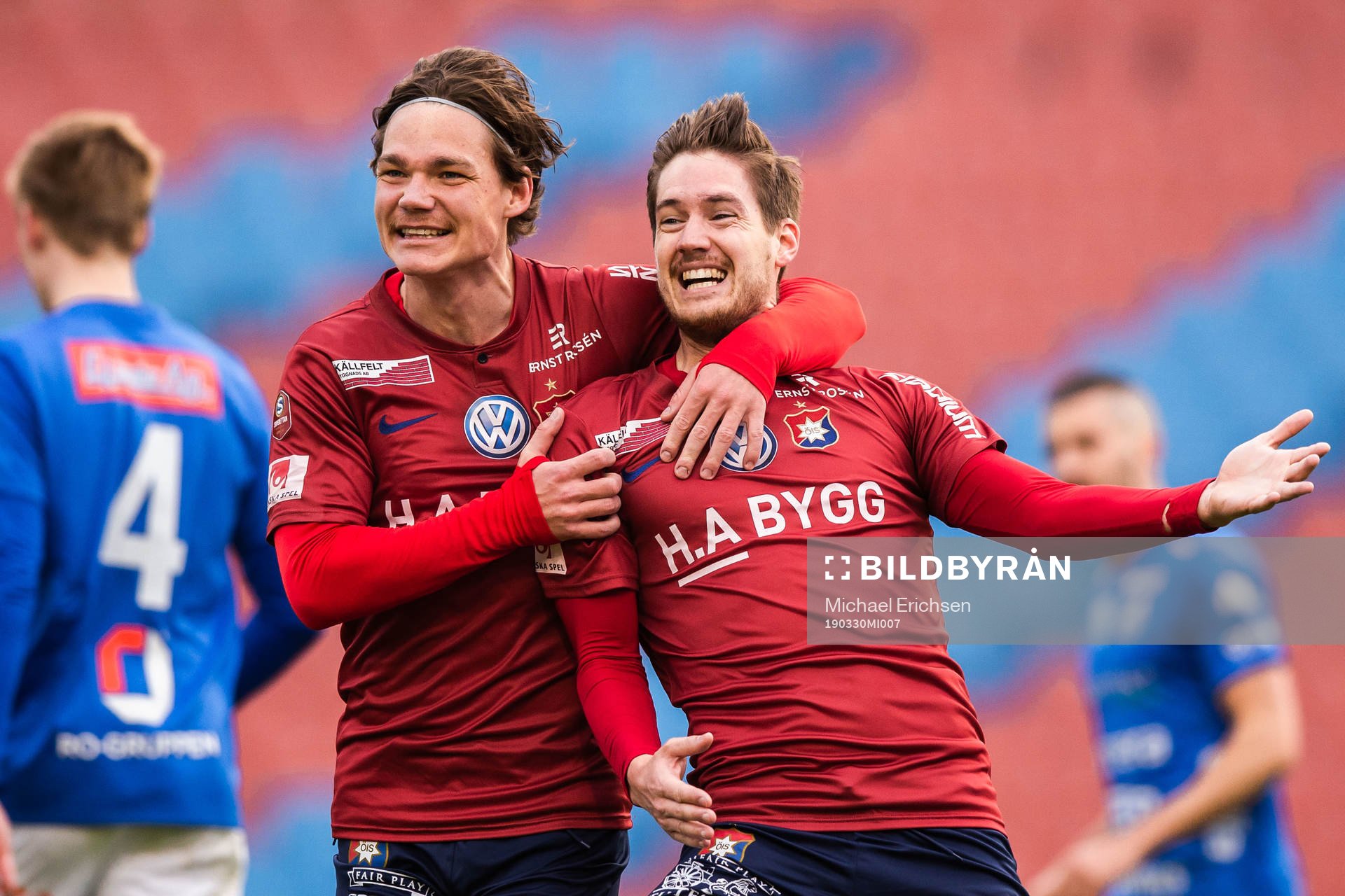 Örgrytes Victor Sköld och Filip Almström Tähti jublar