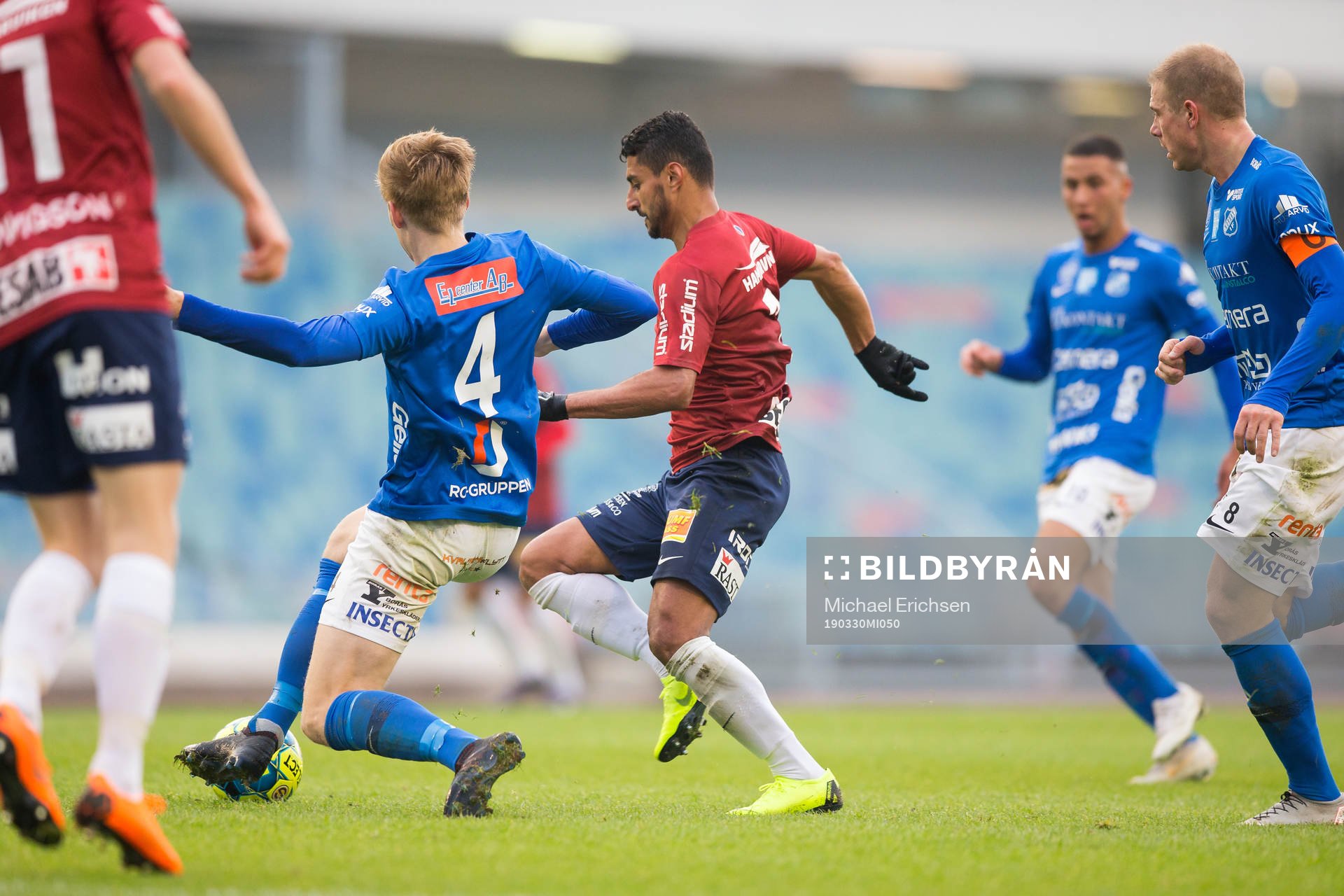 Örgrytes Ailton Almeida mot Norrbys Didric Andersson