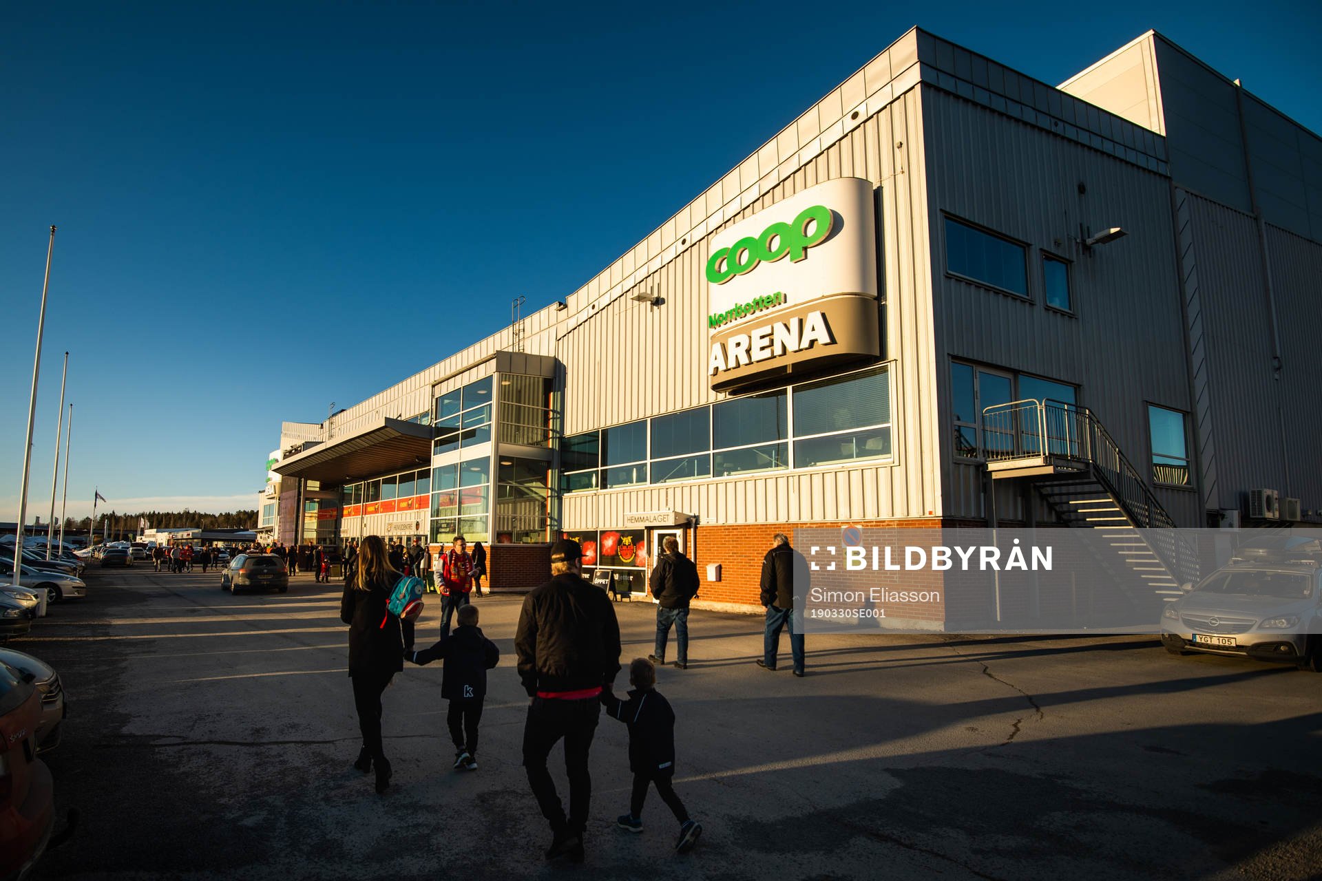 COOP Norrbotten Arena generell exteriör