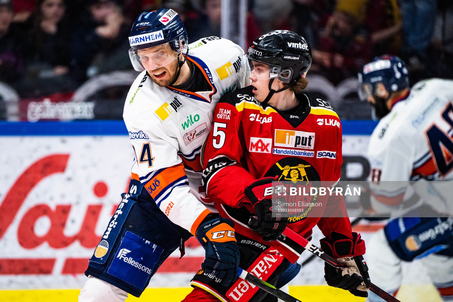 Växjös Peter Andersson och Luleås Victor Edström