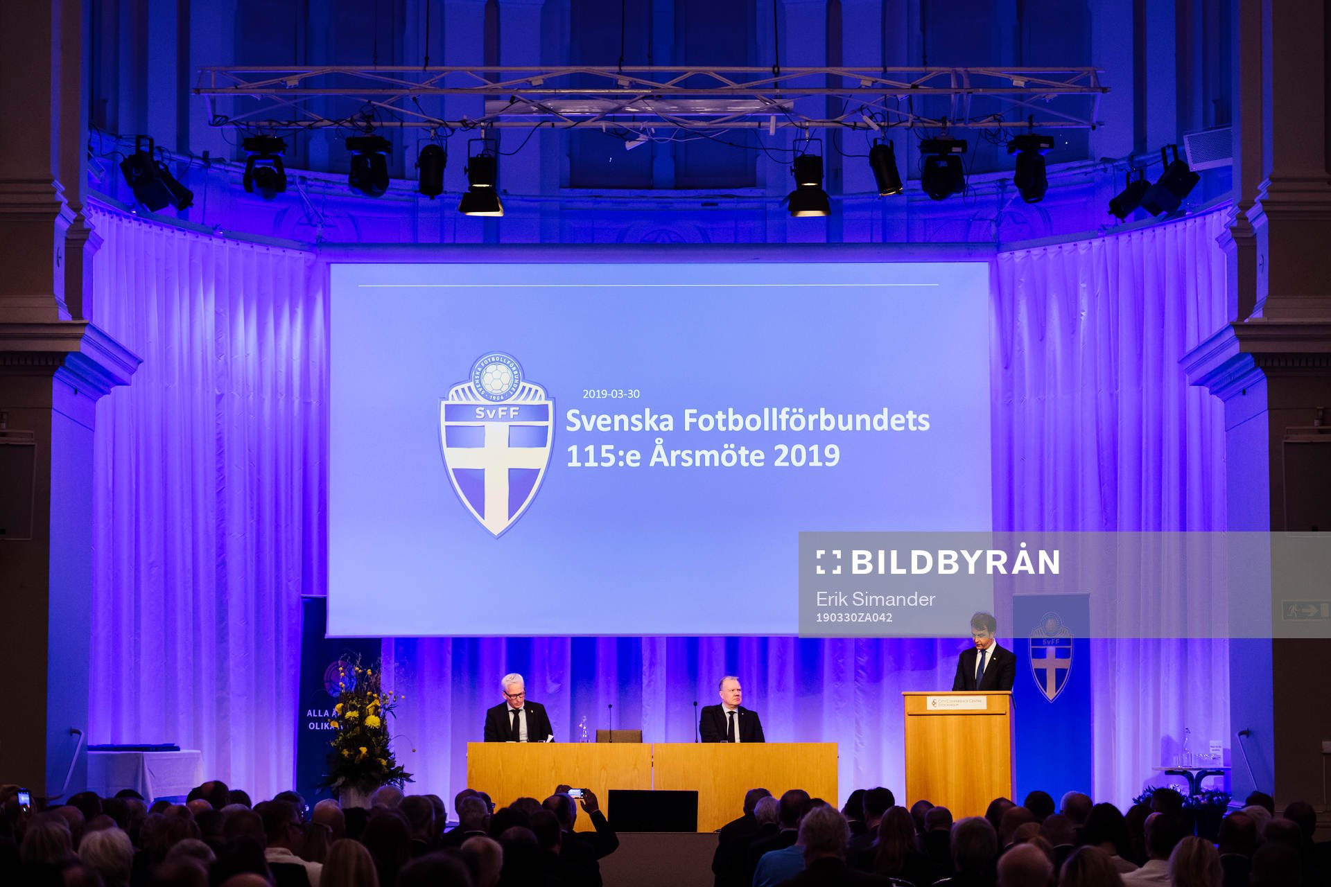s vicepresidenter, förbundsordförande Karl-Erik Nilsson