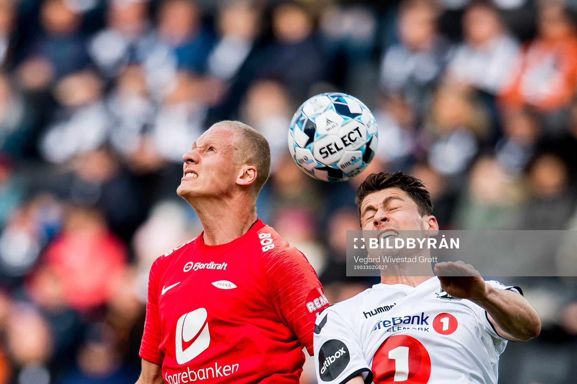 Kristoffer Barmen of Brann and Fredrik Semb Berge of Odd