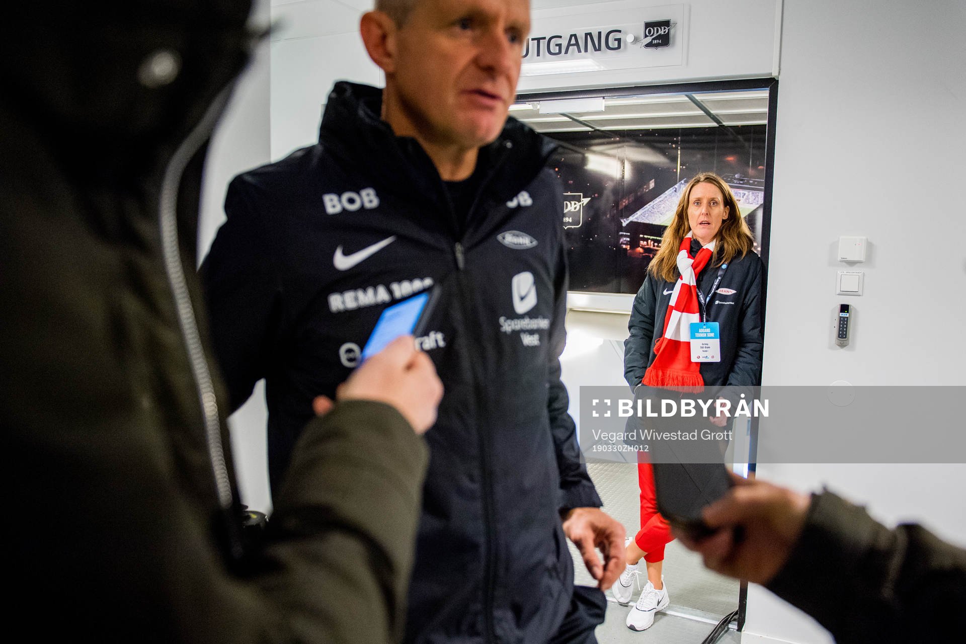 Lars Arne Nilsen, head coach, and Vibeke Johannesen, CEO of